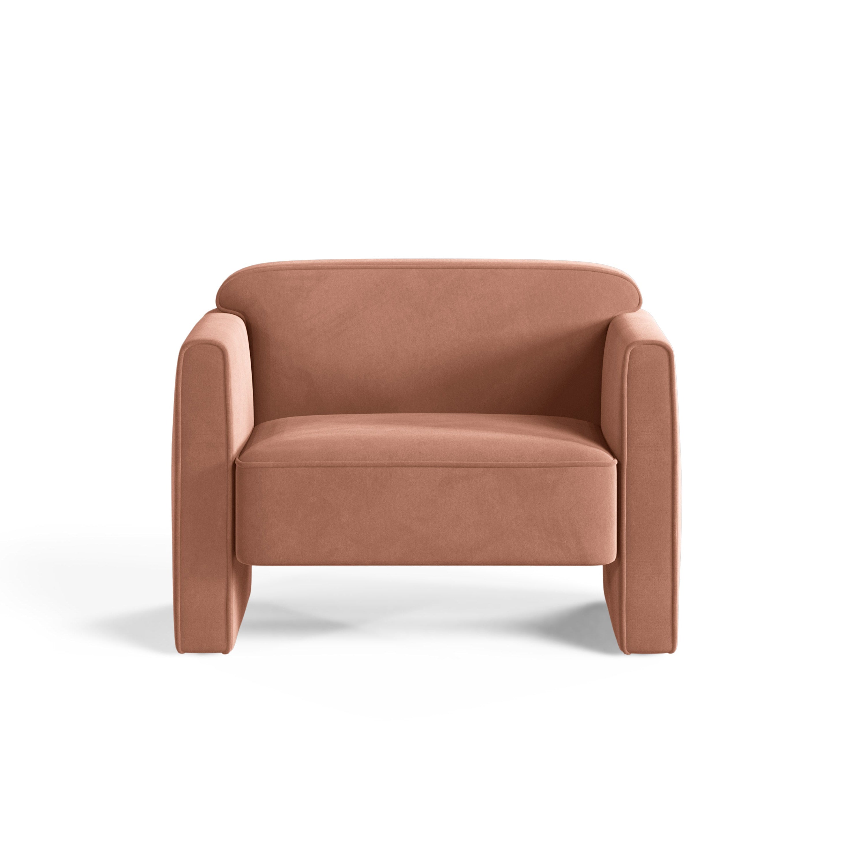 Samt Sessel ABBY rosa