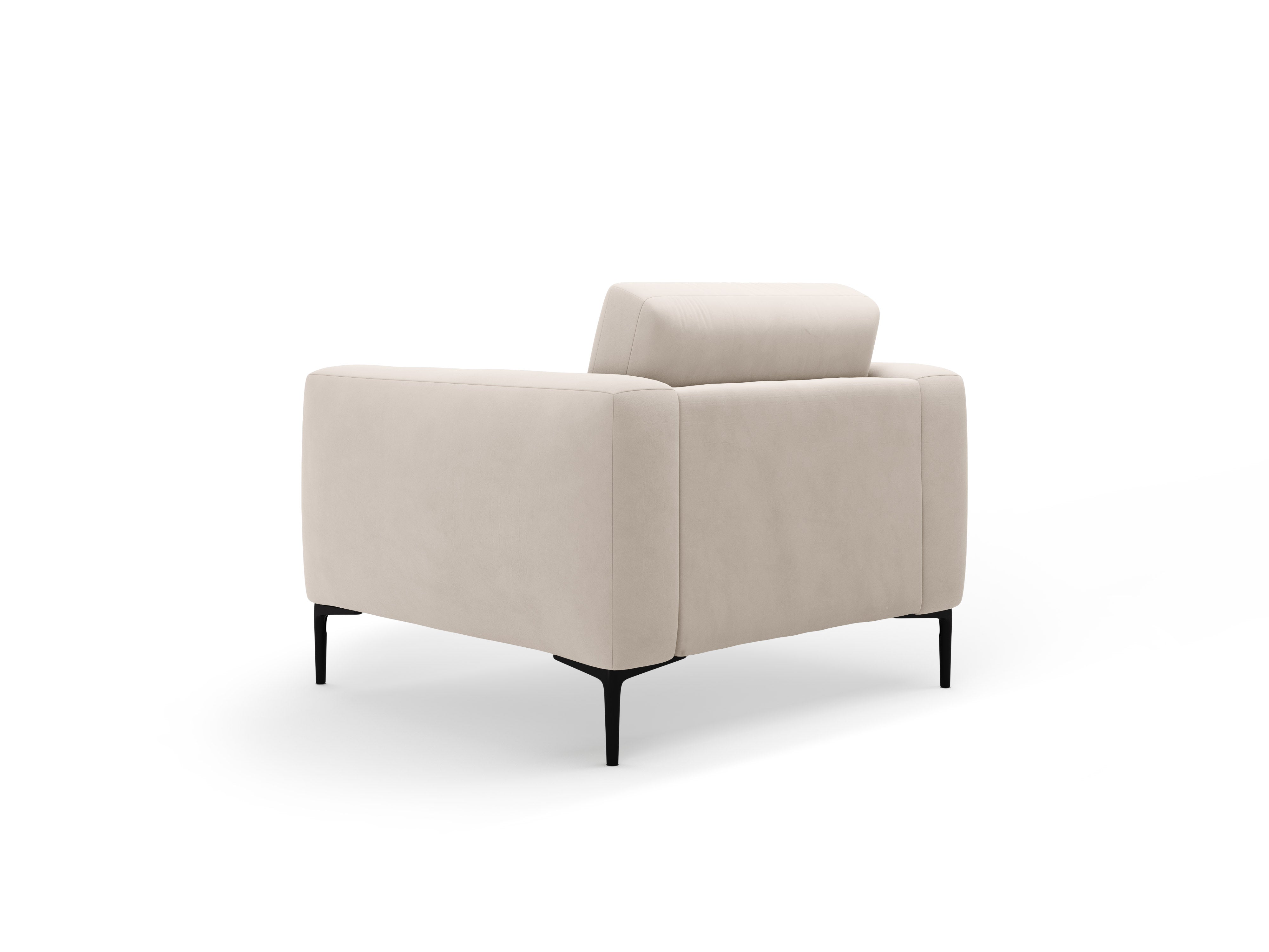 Samt Sessel BEMY beige