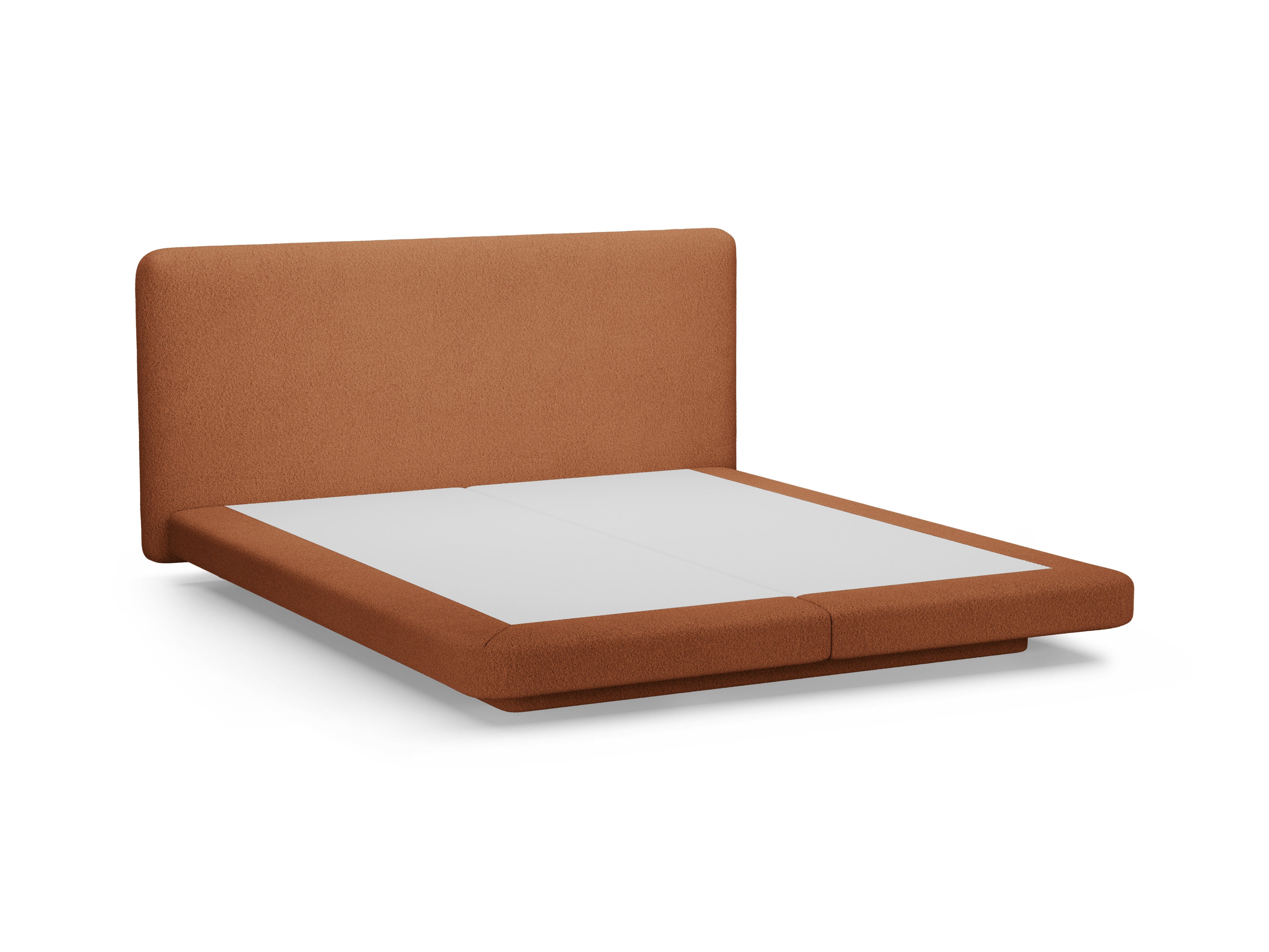Łóżko LINEA terakota boucle – Micadoni