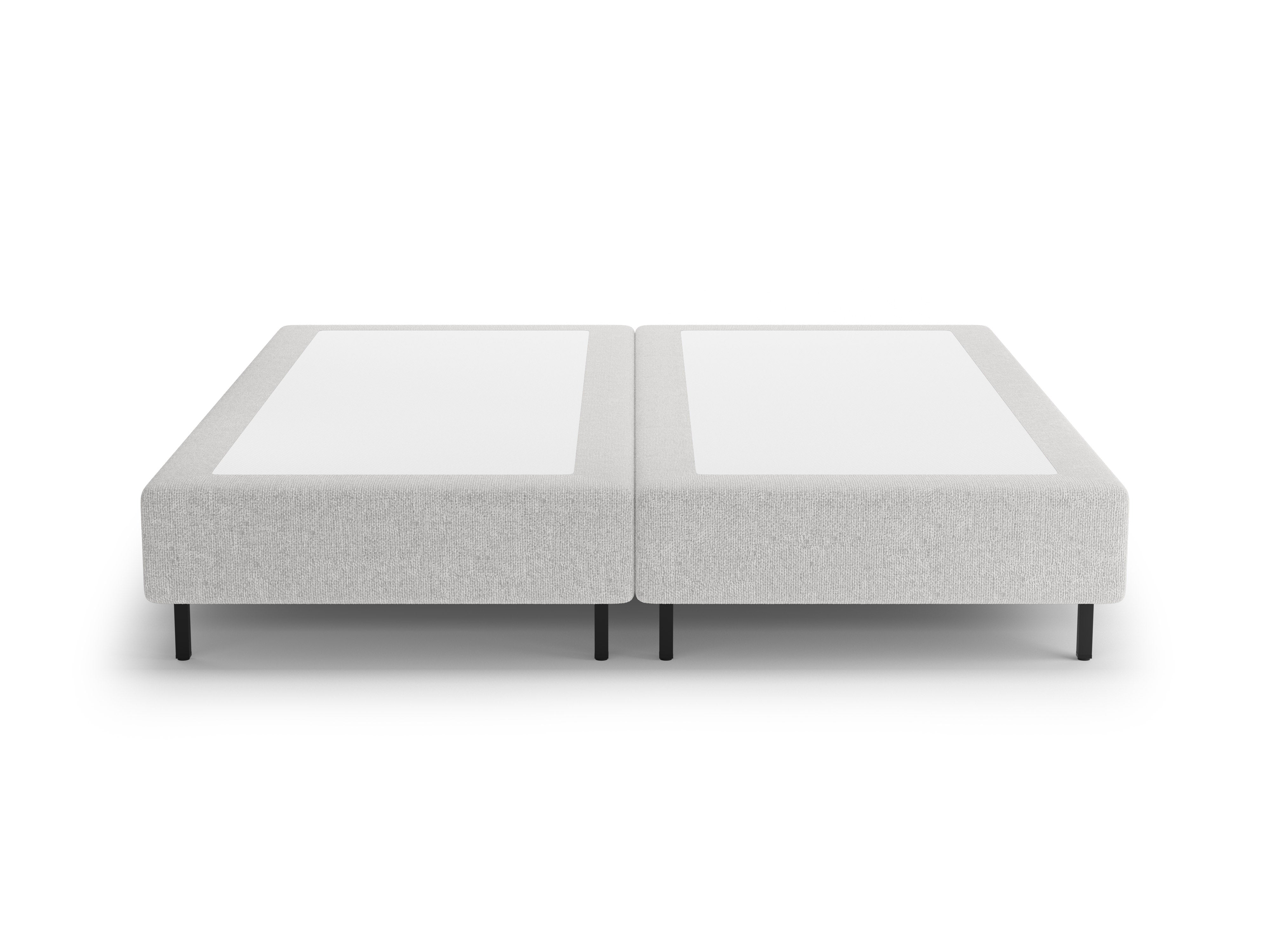 Bett WHALE silberner Chenille