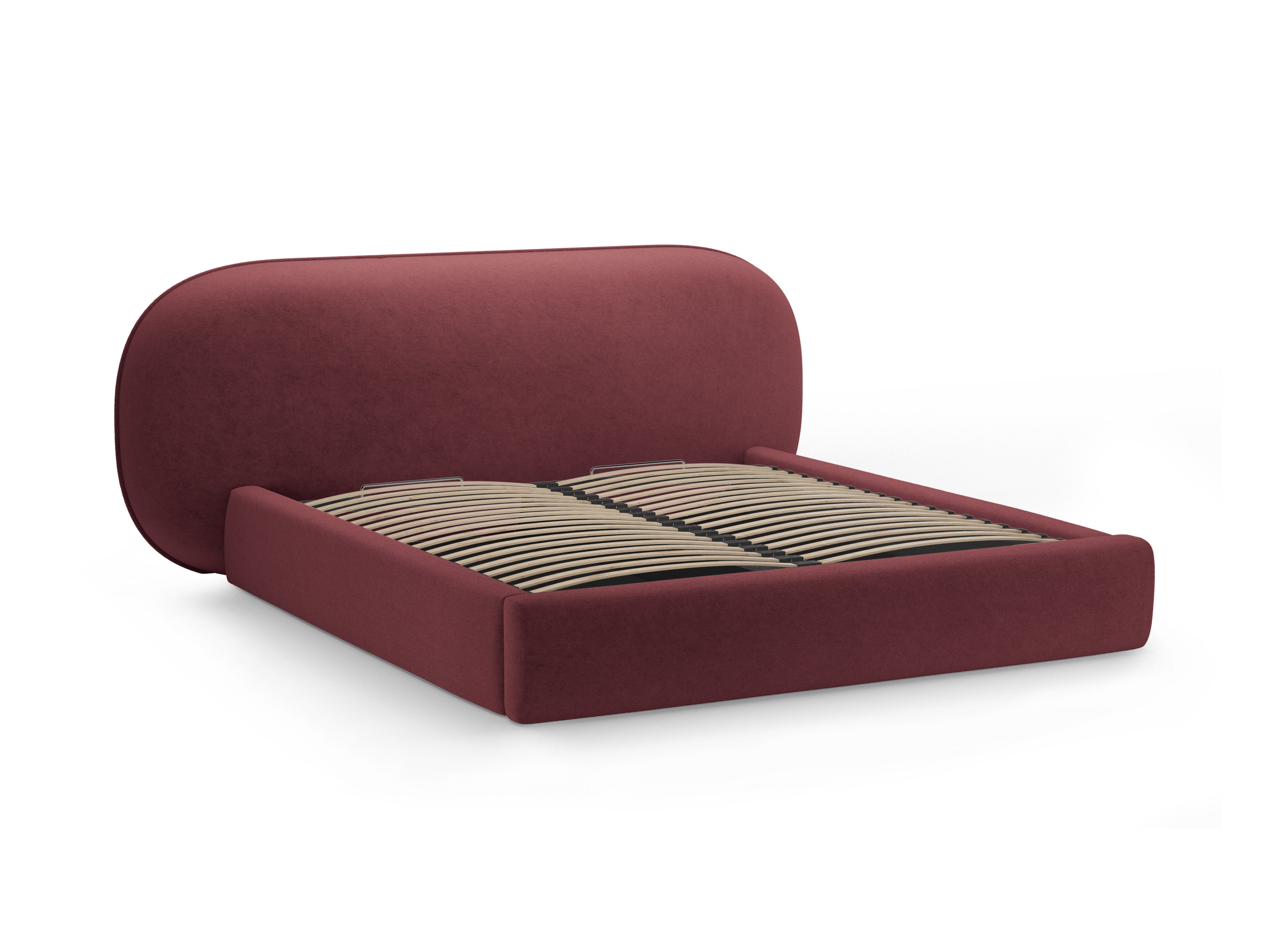 OVALO Bed Cherry Chenille