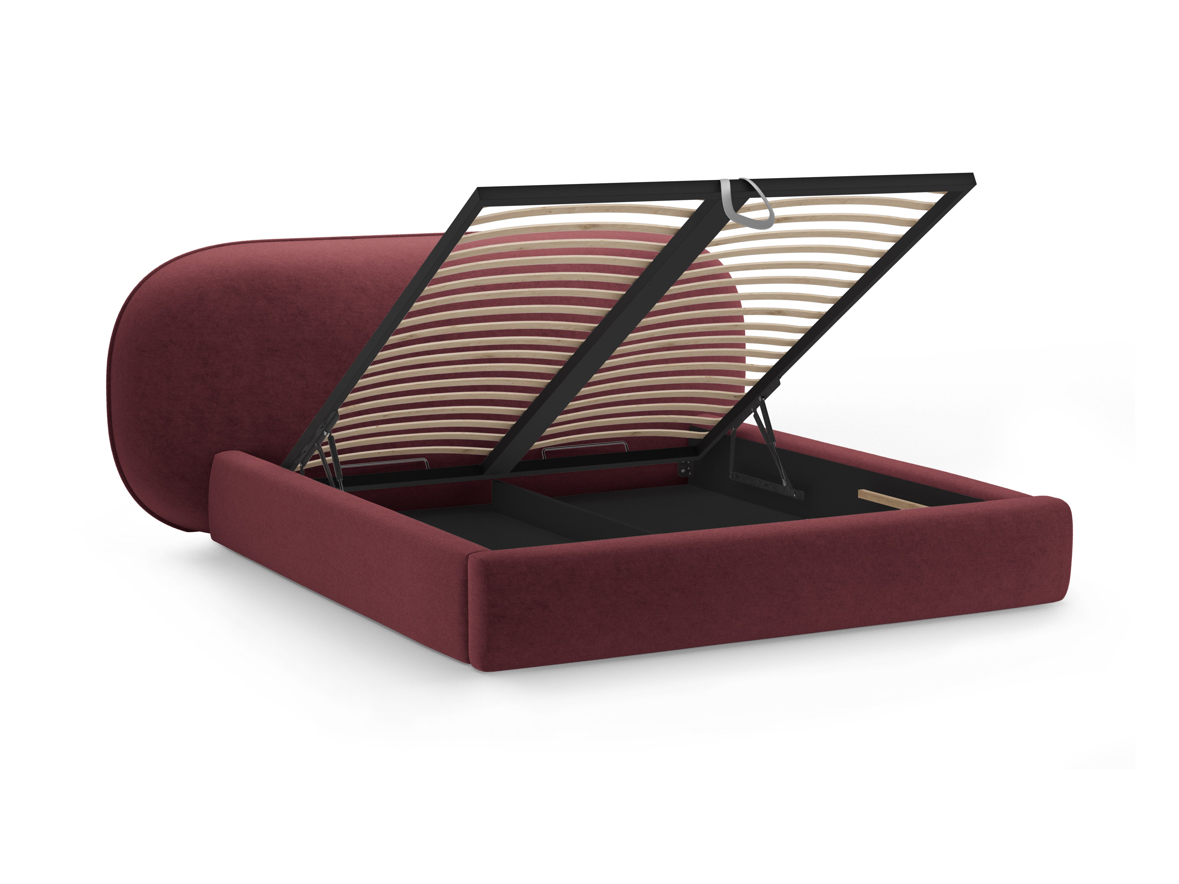 OVALO Bed Cherry Chenille