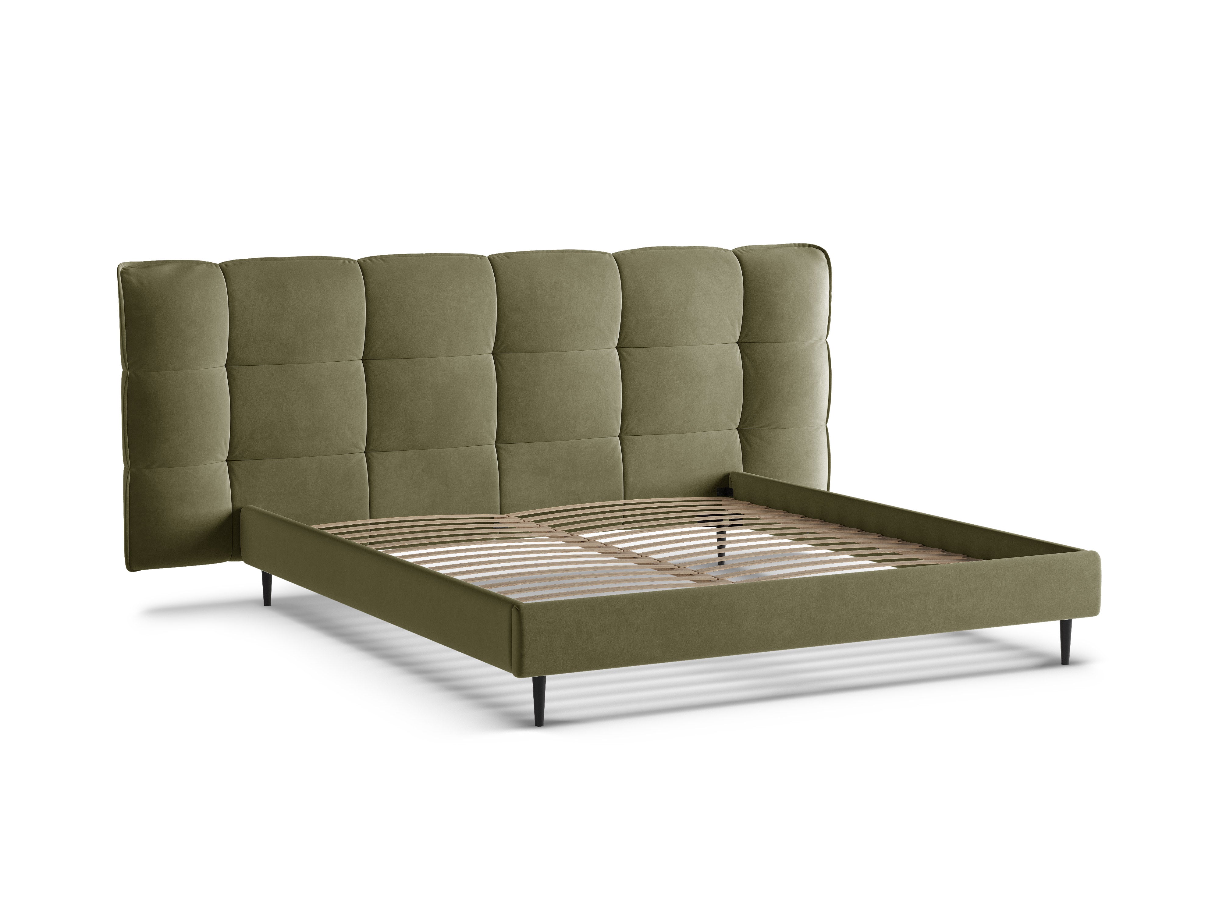 Samtbett ERIC olivgrün