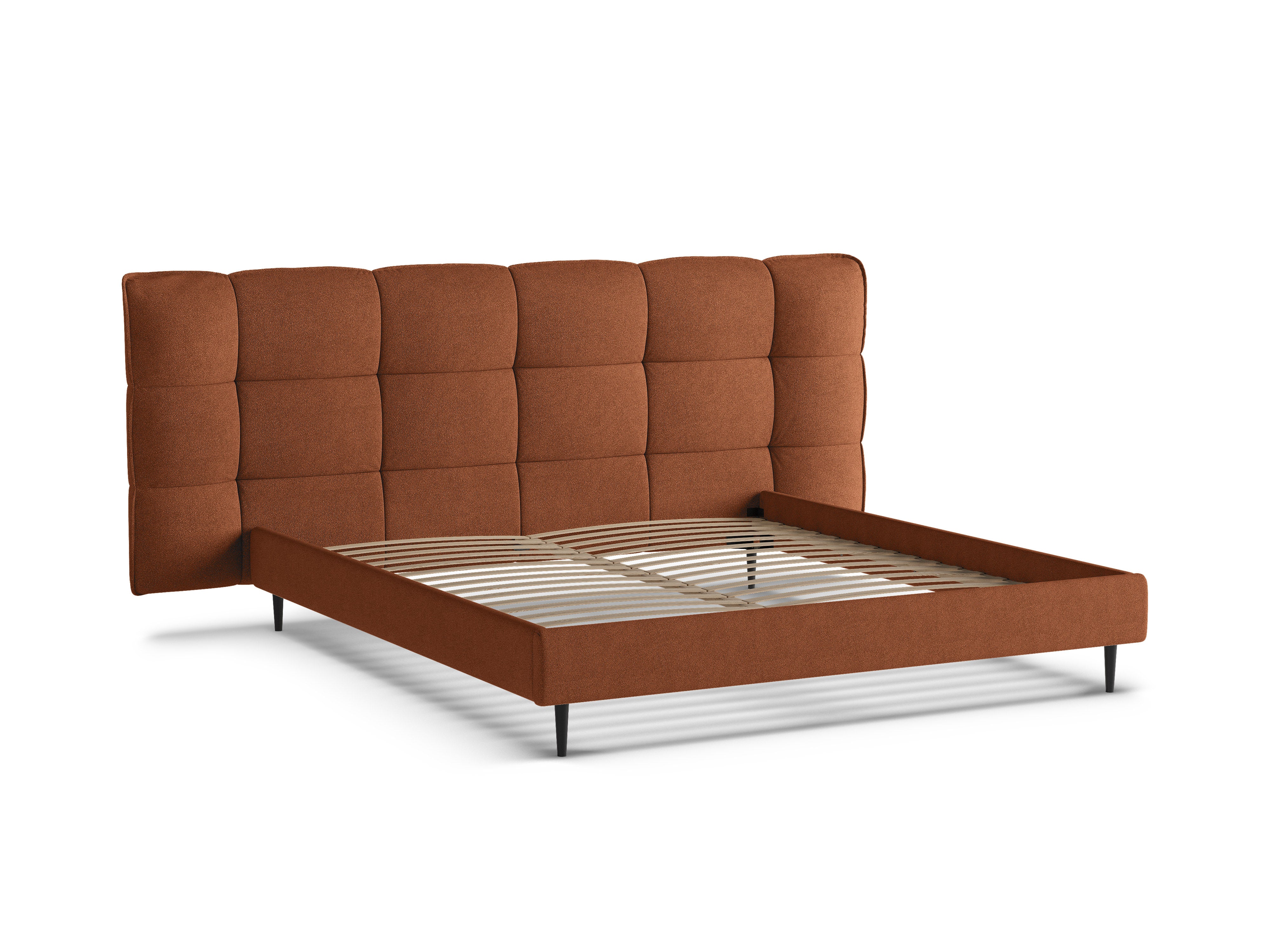 Bett ERIC ziegelrot Boucle