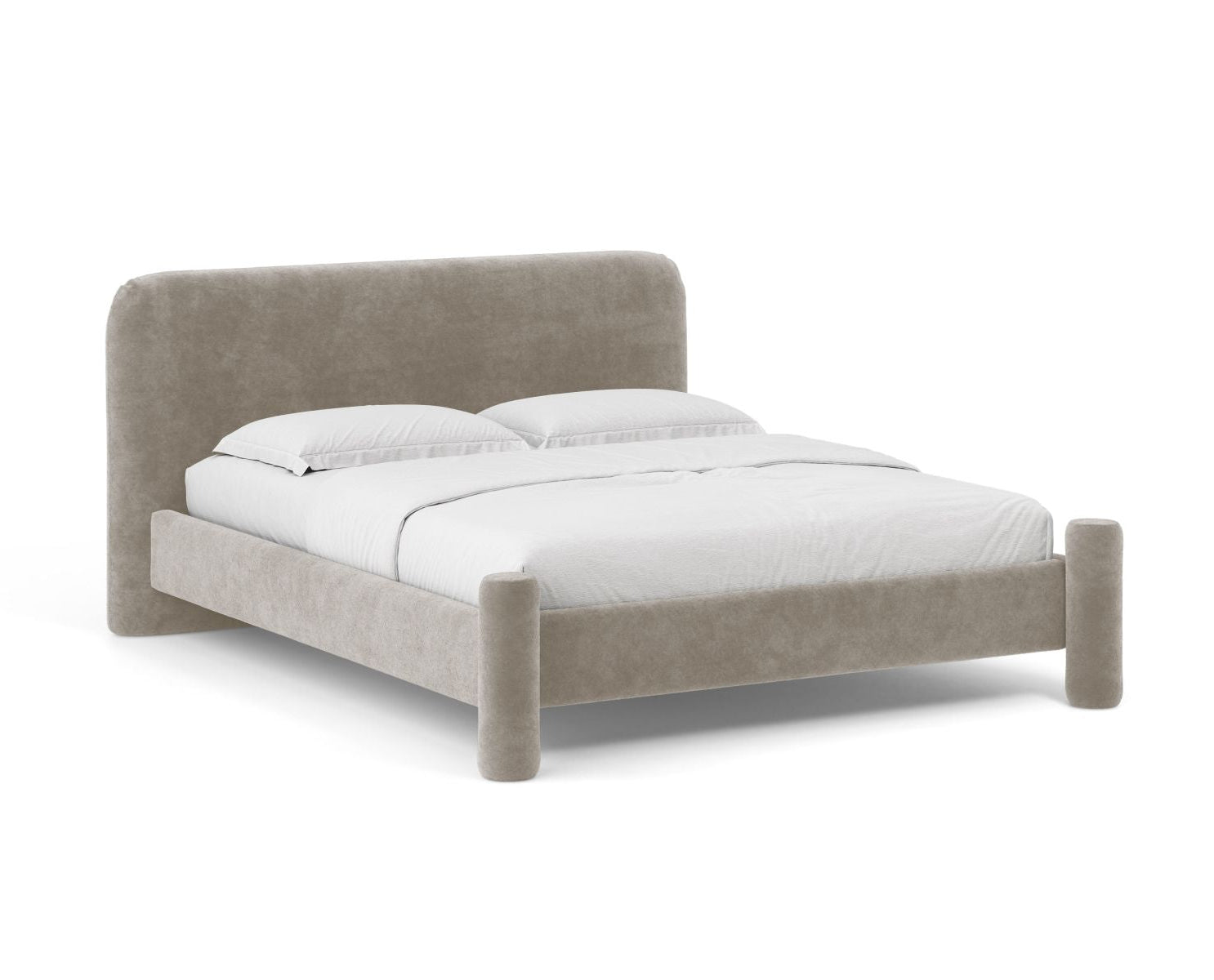 Bett VERA beige Chenille