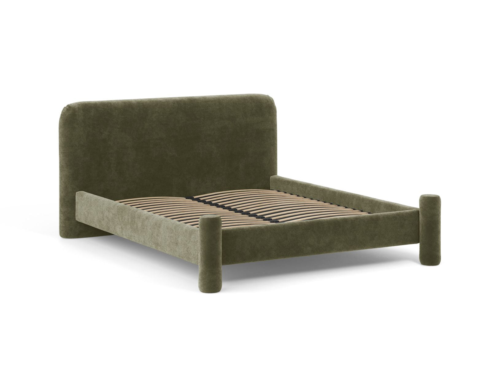 Bett VERA grün Chenille