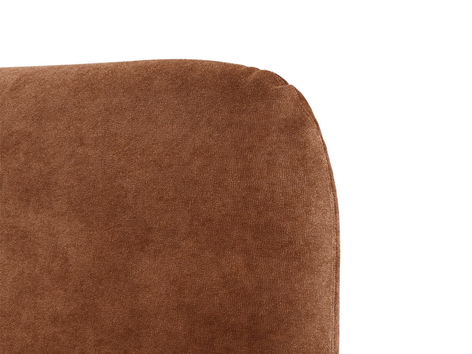 Bett VERA ziegelroter Chenille
