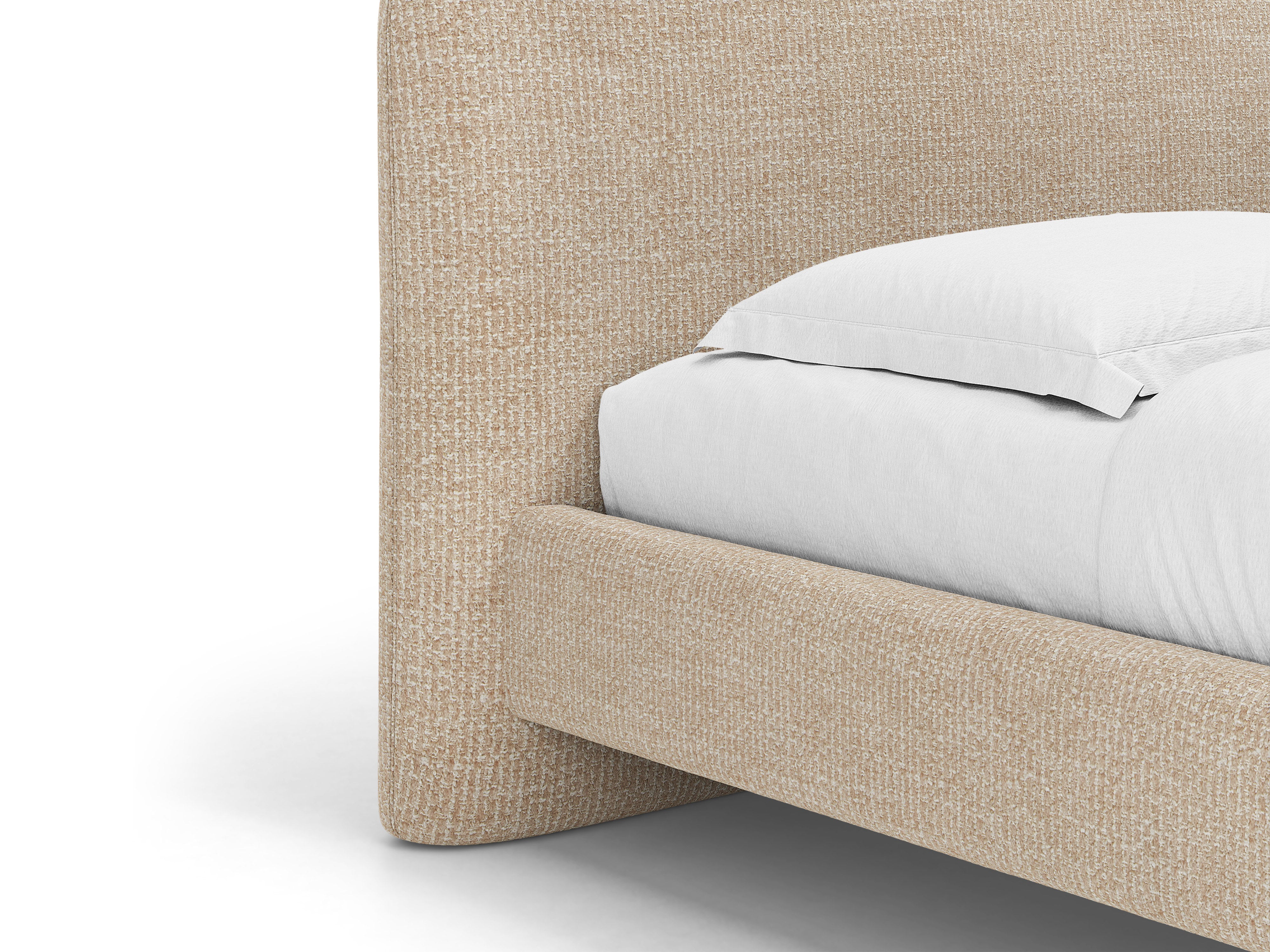 Bett VERA sandfarbener Melange