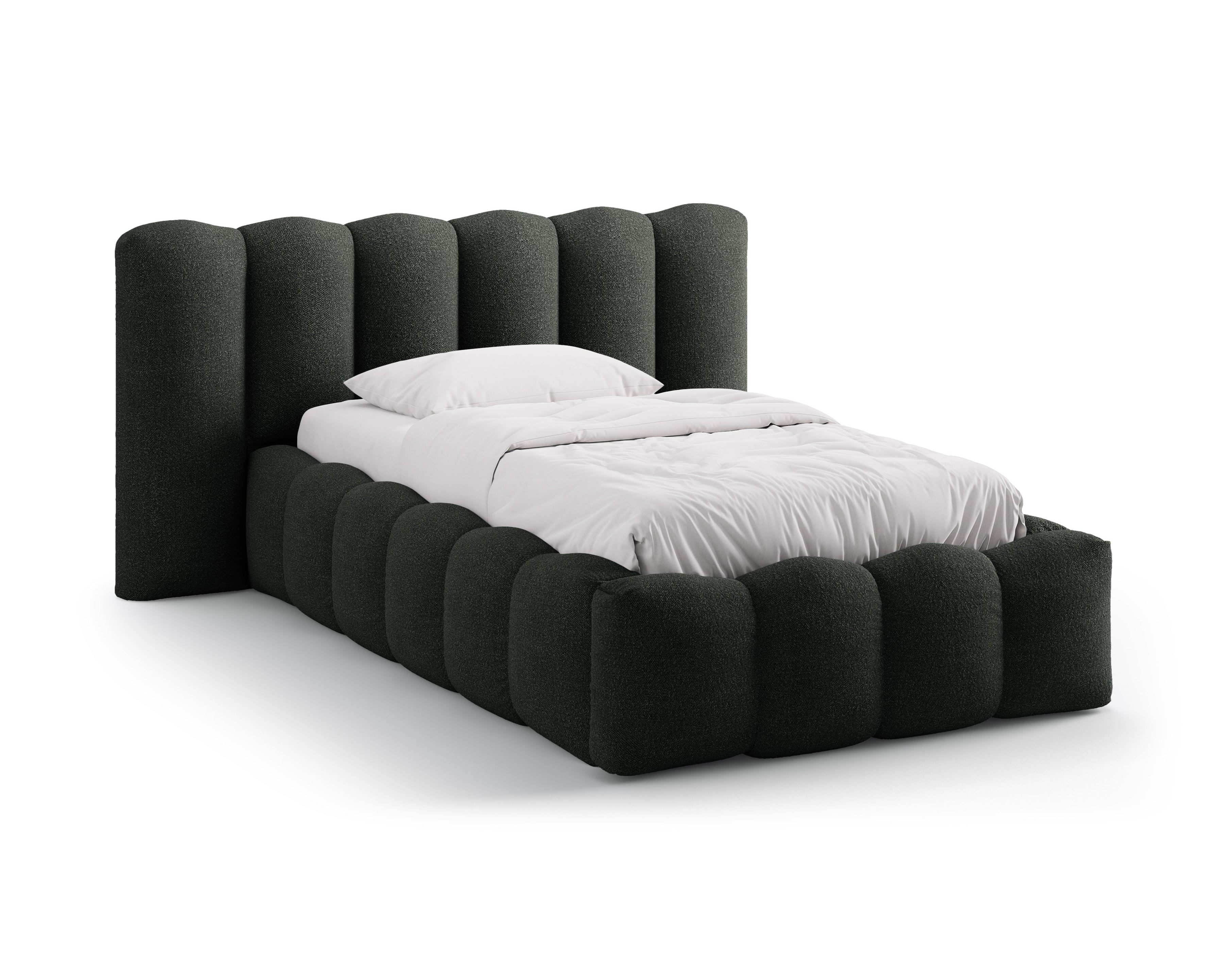 Bett LUPINE schwarzes Boucle