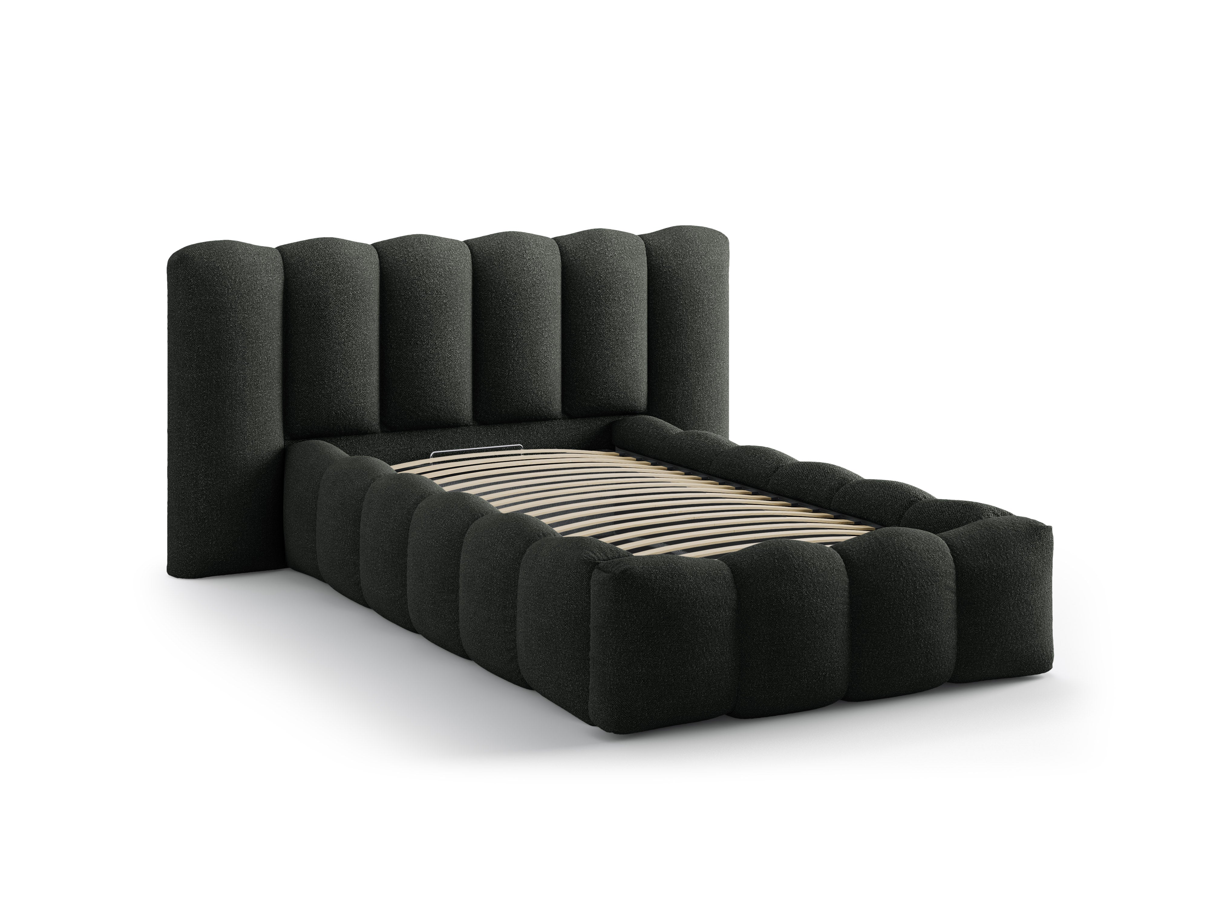 Bett LUPINE schwarzes Boucle