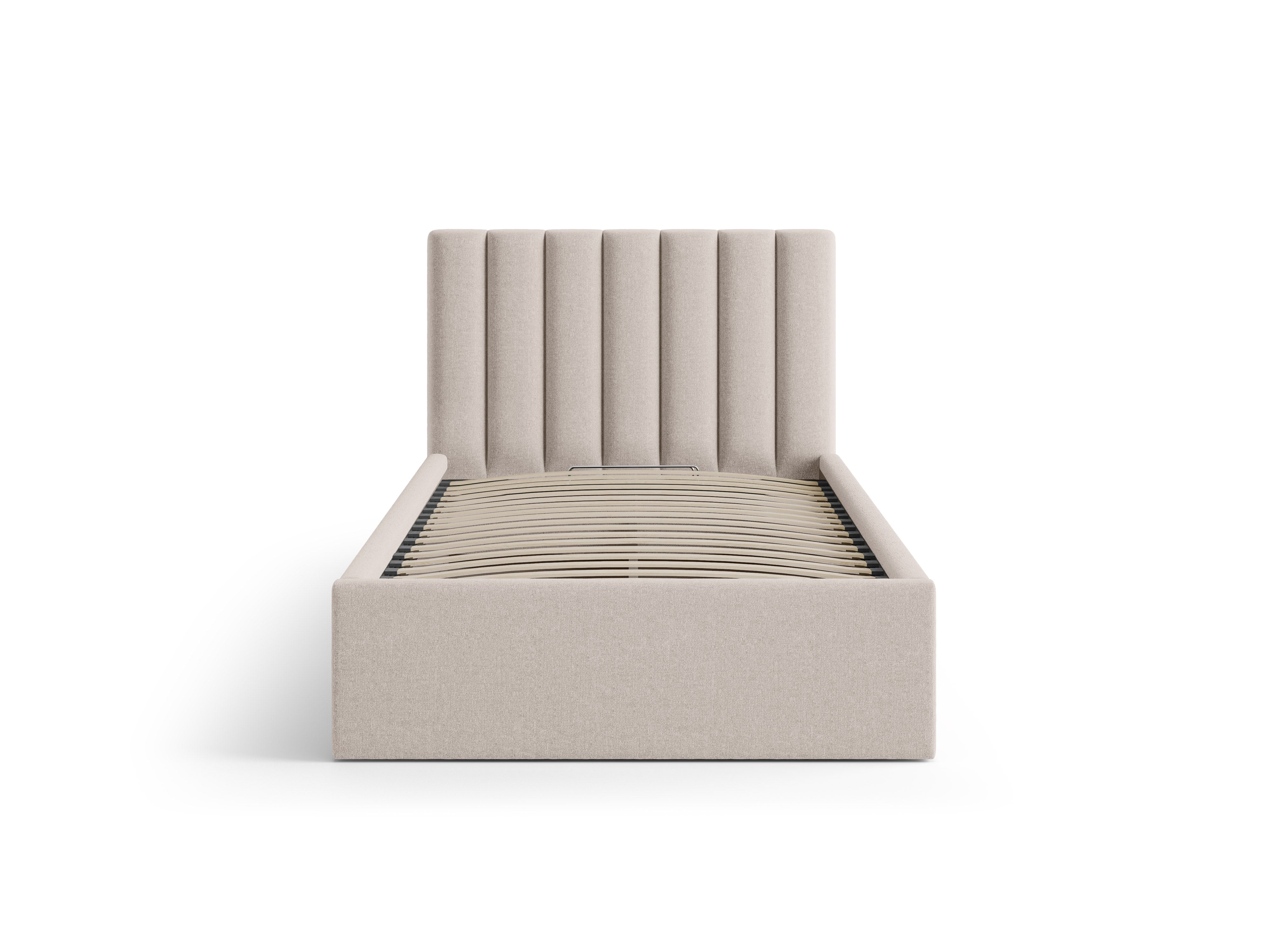 Einzelbett mit Bettkasten ALLISON cappuccino