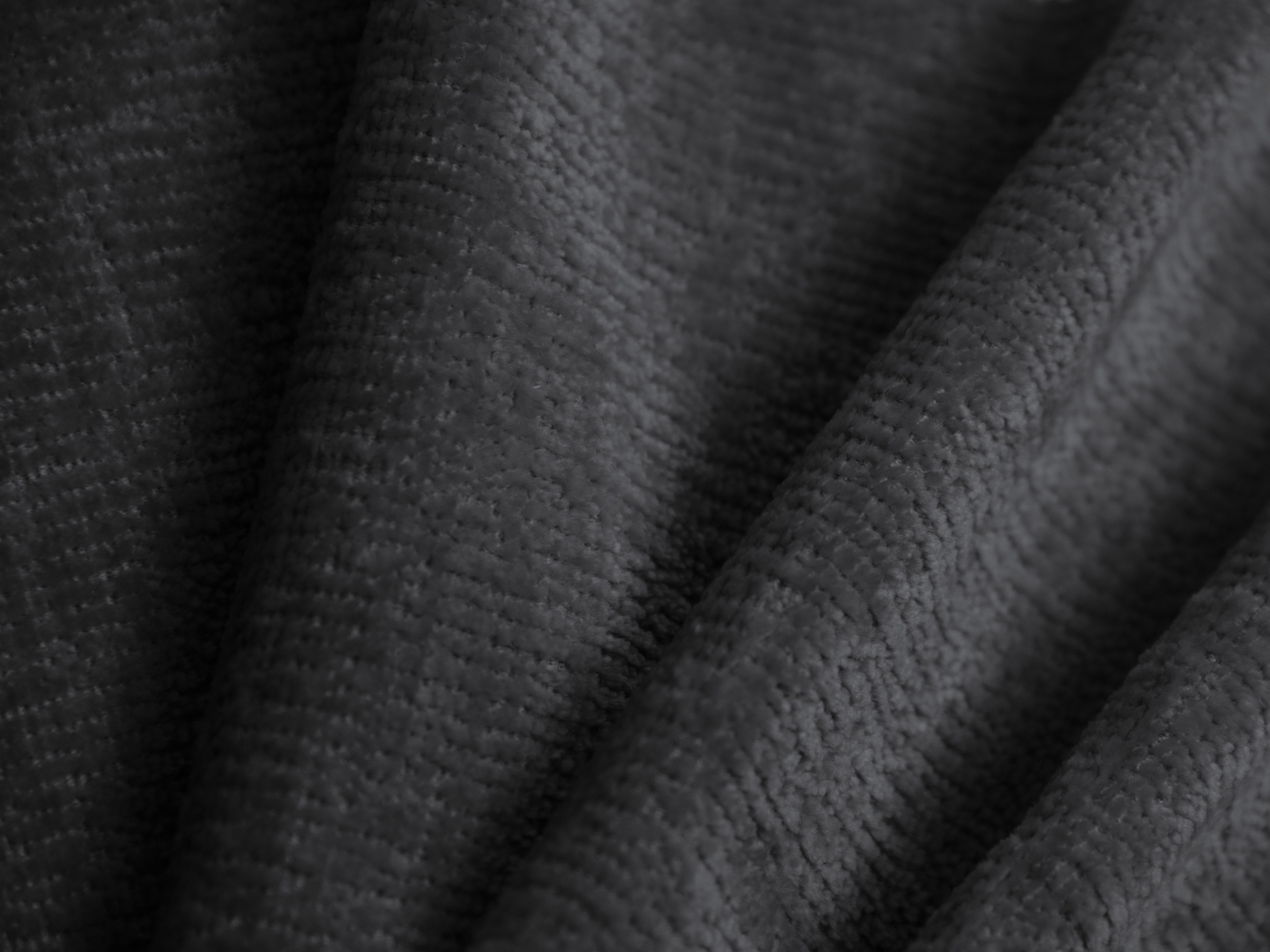 Bett LUPINE dunkelgrau Chenille