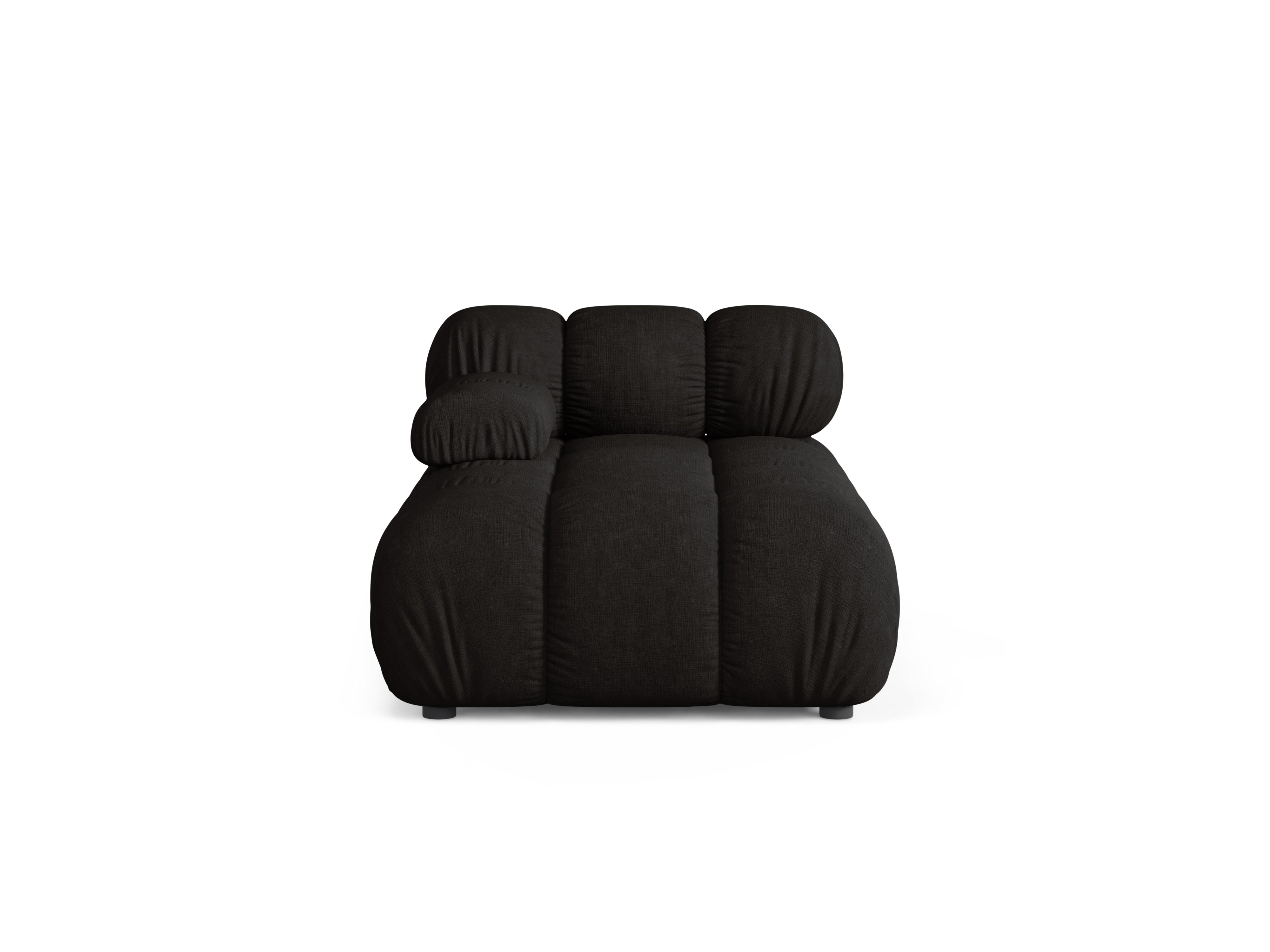 Linksseitiger Sessel BELLIS in Schwarz