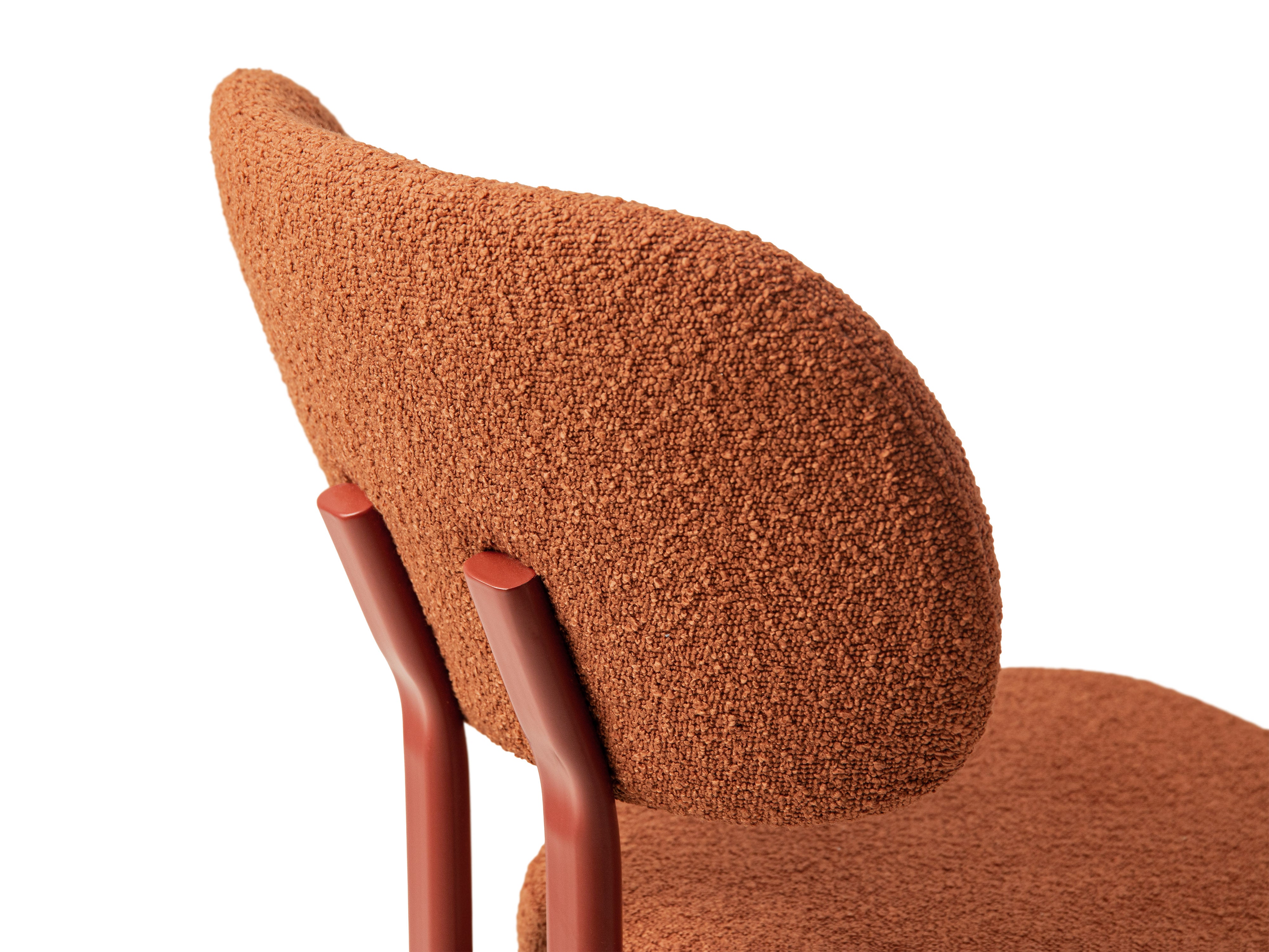 SAM Chair Terracotta Boucle
