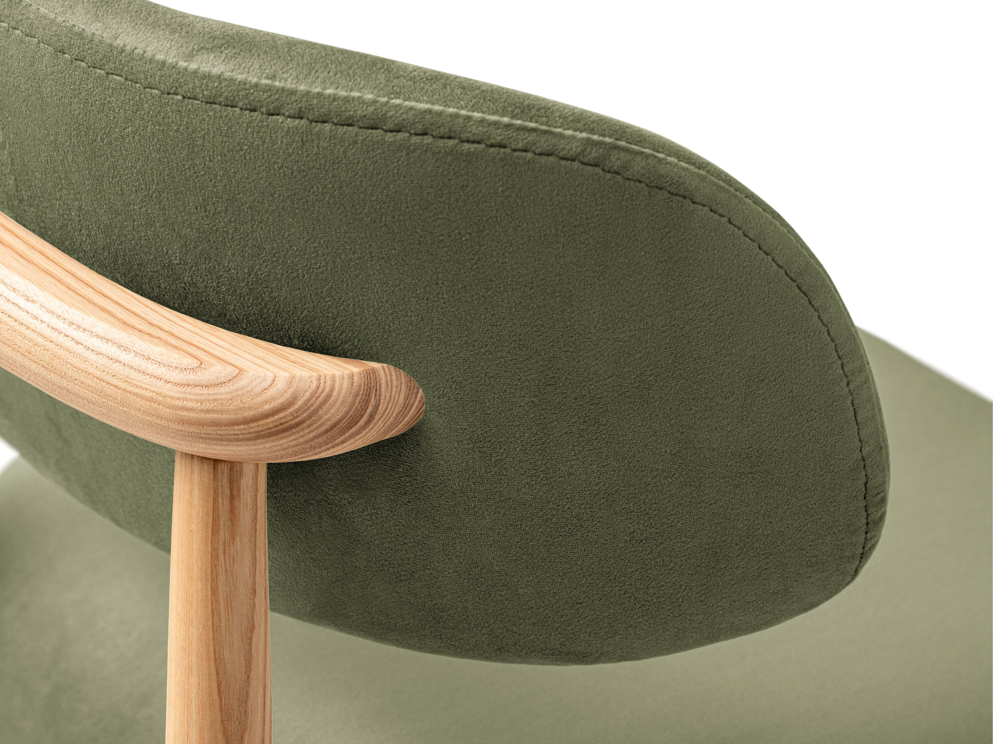 EVAN Green Velvet Chair