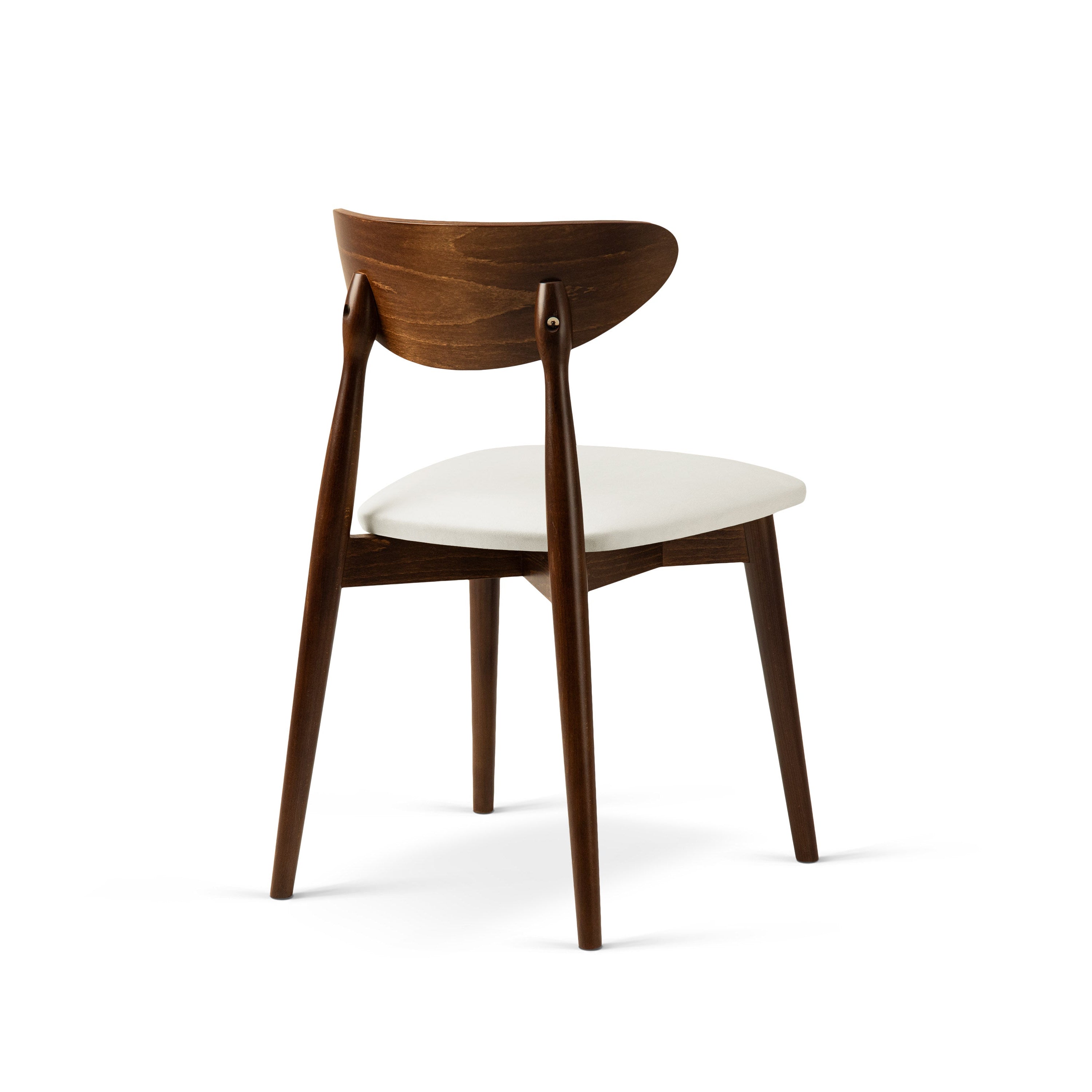 Sessel LEON aus samtigem Elfenbein
