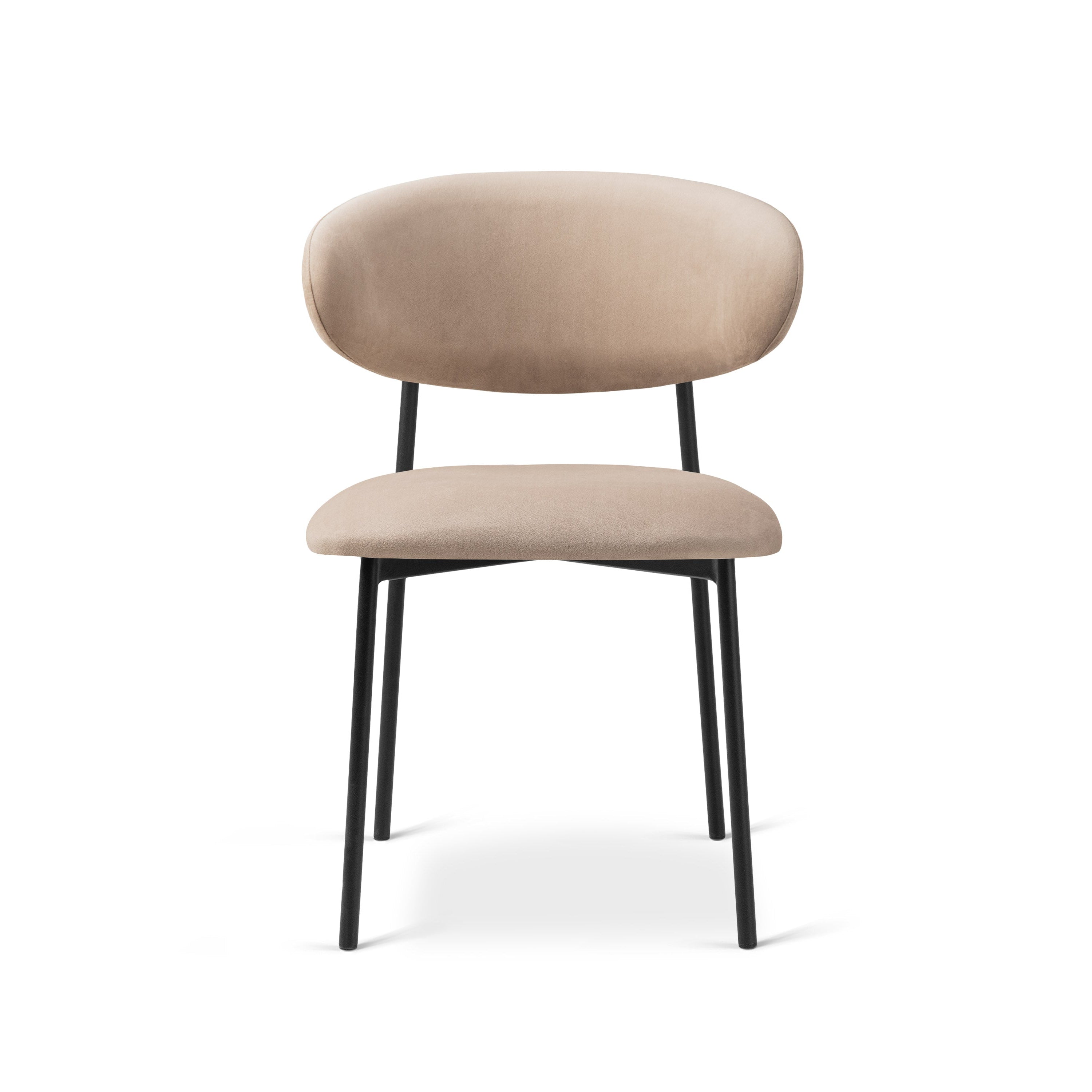 NINA Chair Almond Beige Velvet