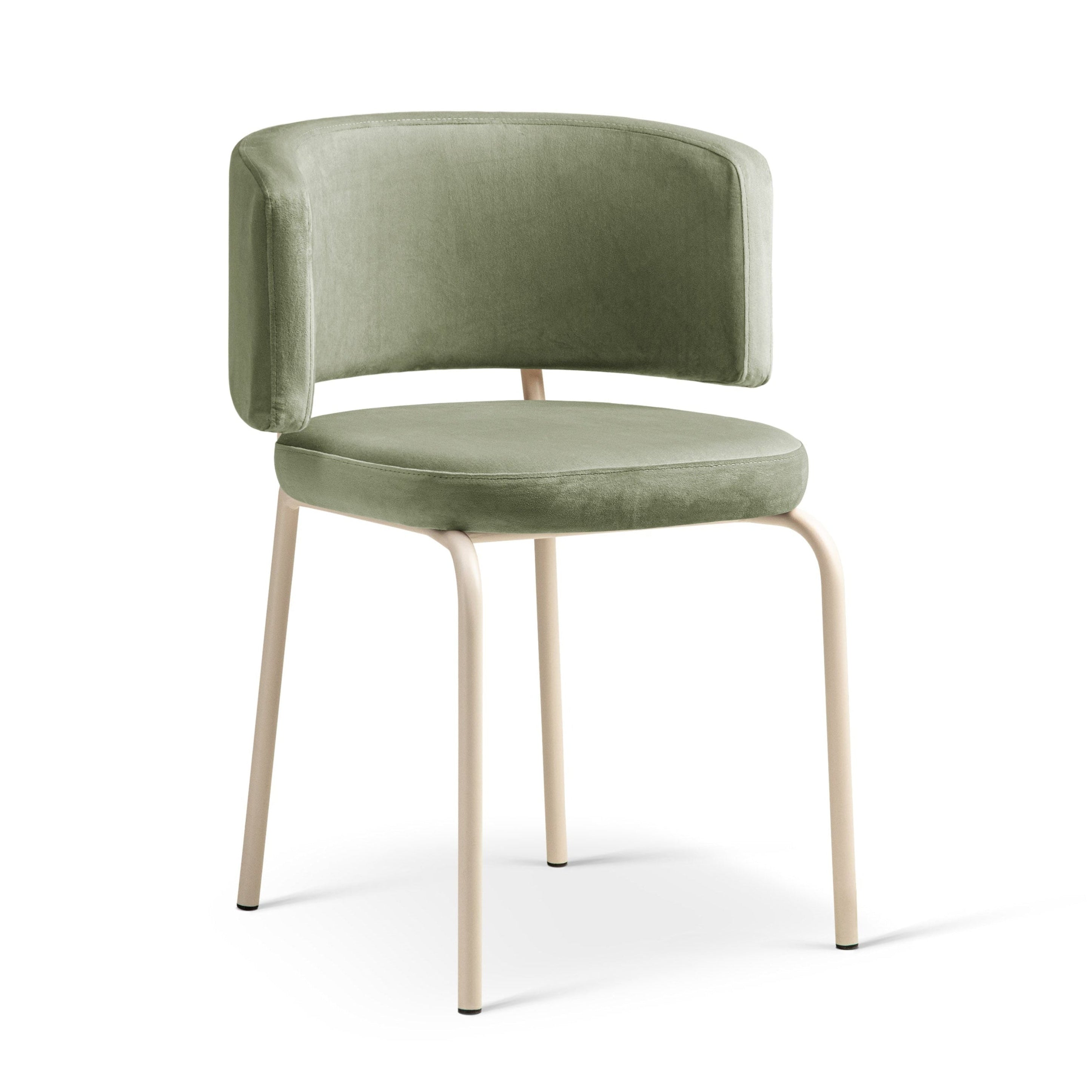 Velvet Chair DORA Green [ewelina]