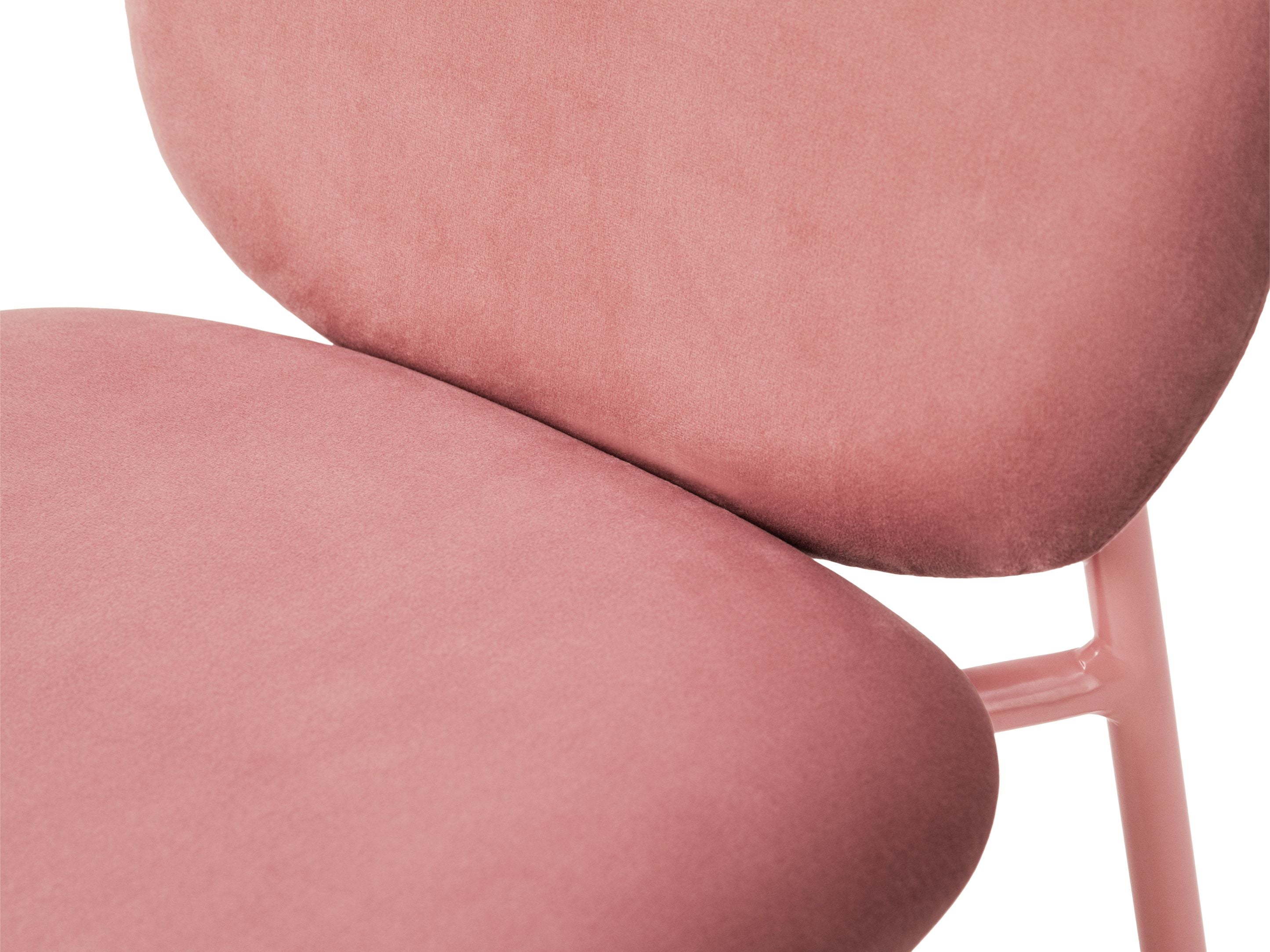 Velvet Chair CAROLINE Pink