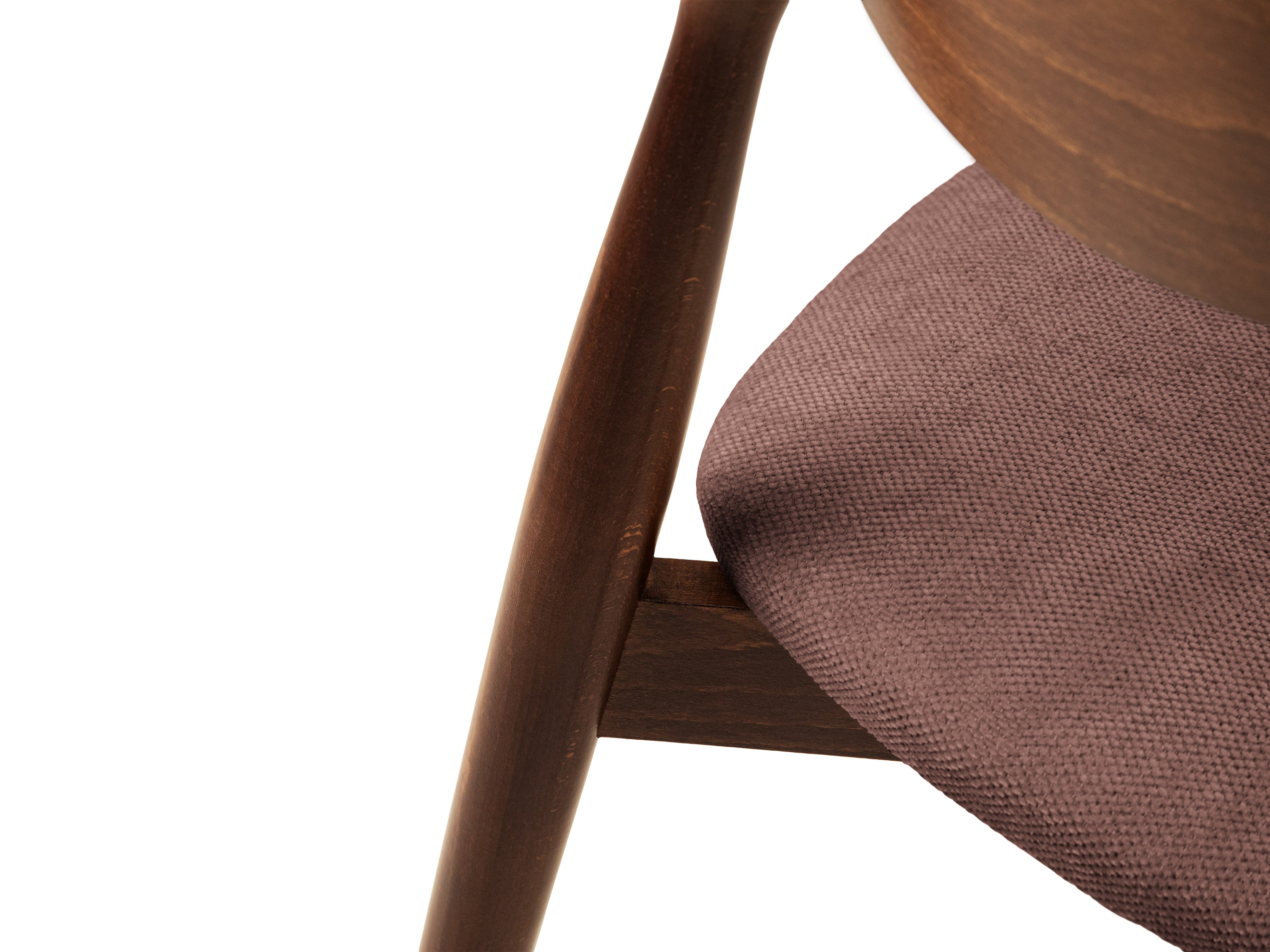 LEON Chair Dark Pink Chenille