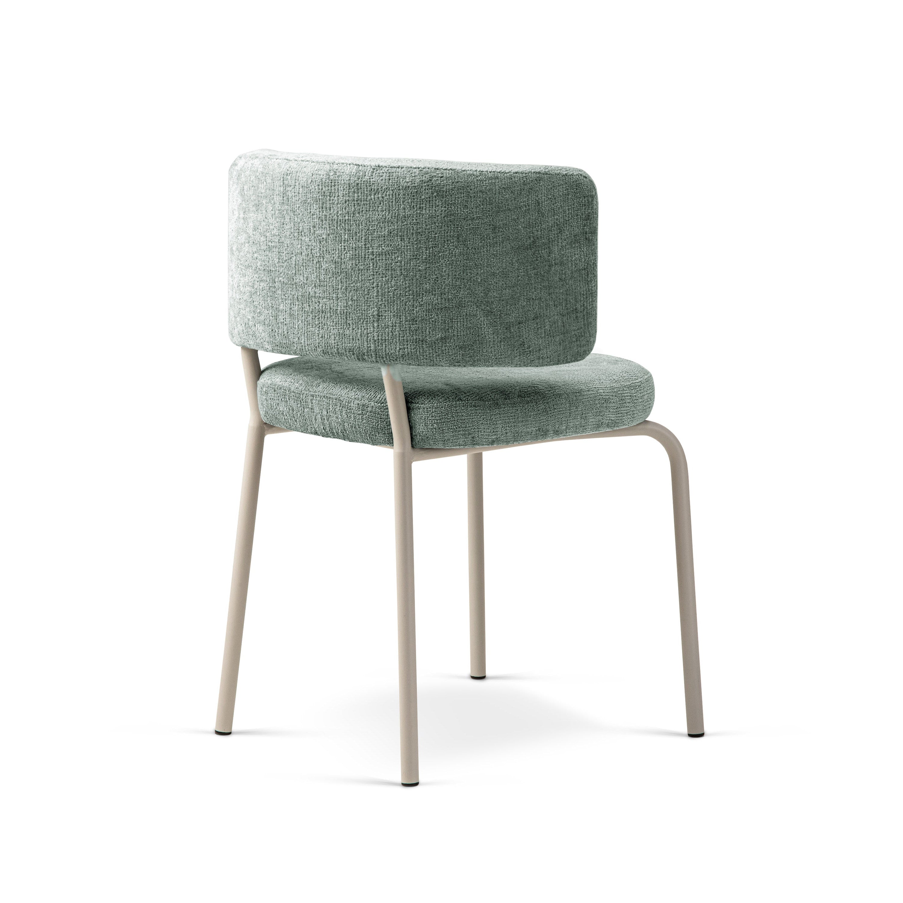 Chair DORA light blue chenille [ewelina]