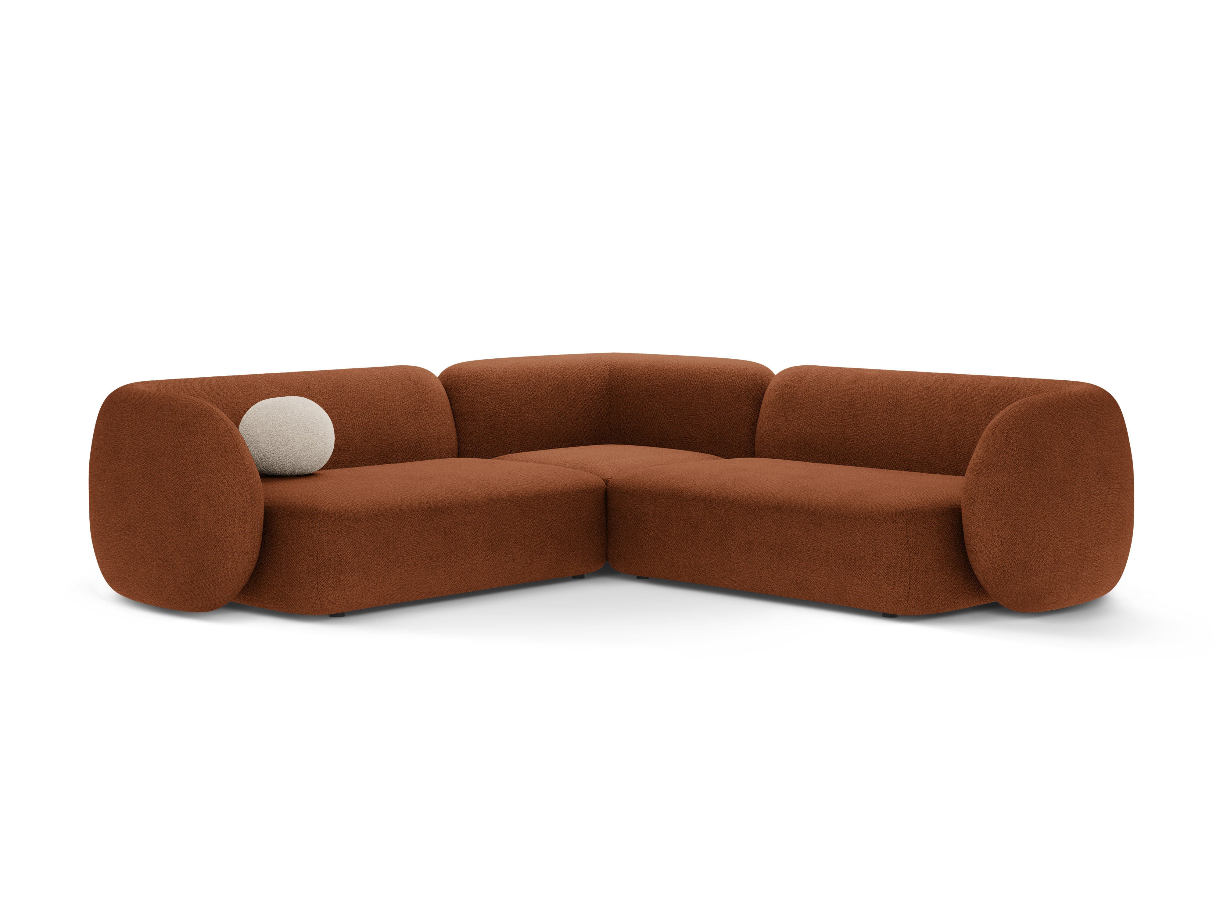 Narożnik symetryczny KATE terracotta boucle – Micadoni