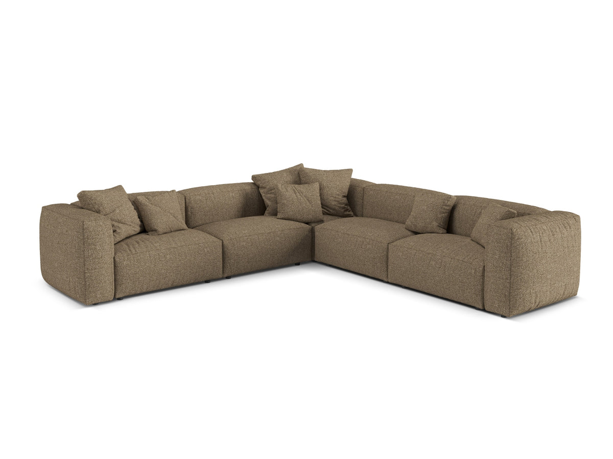 Narożnik symetryczny MARTINA cappuccino boucle – Micadoni