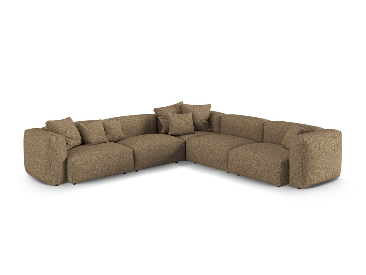 Narożnik symetryczny XL MARTINA cappuccino boucle – Micadoni