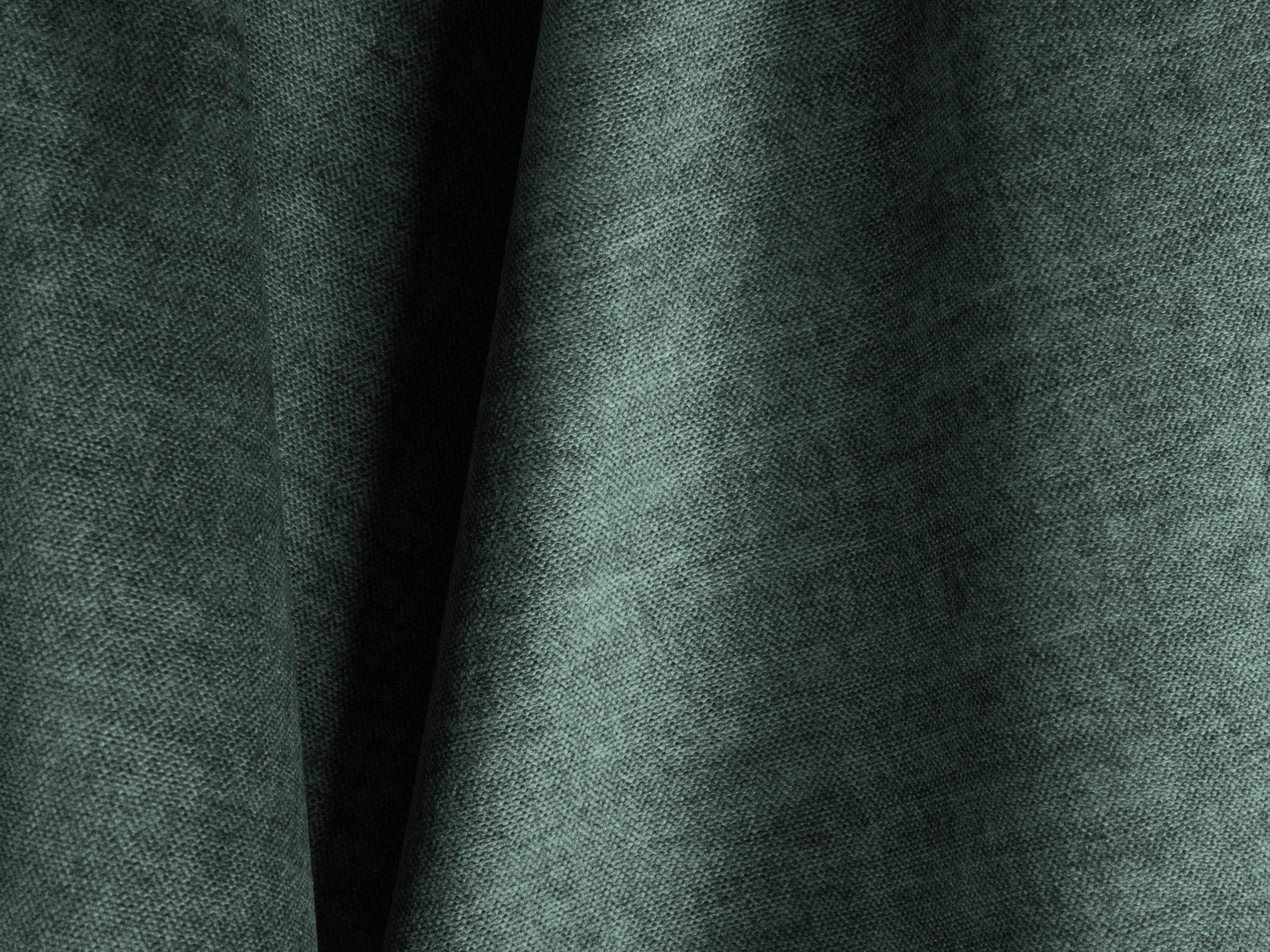 Left-facing velvet corner sofa with sleeping function MARTINA petrol