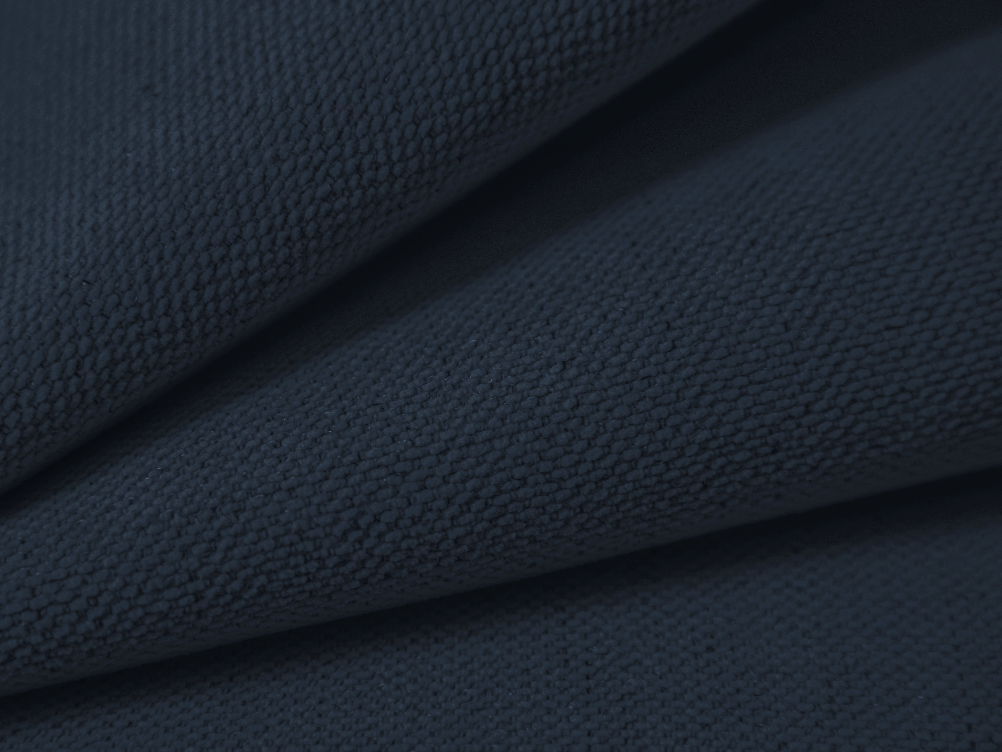 Left-sided 3-seater sofa bed VICTOR royal blue chenille