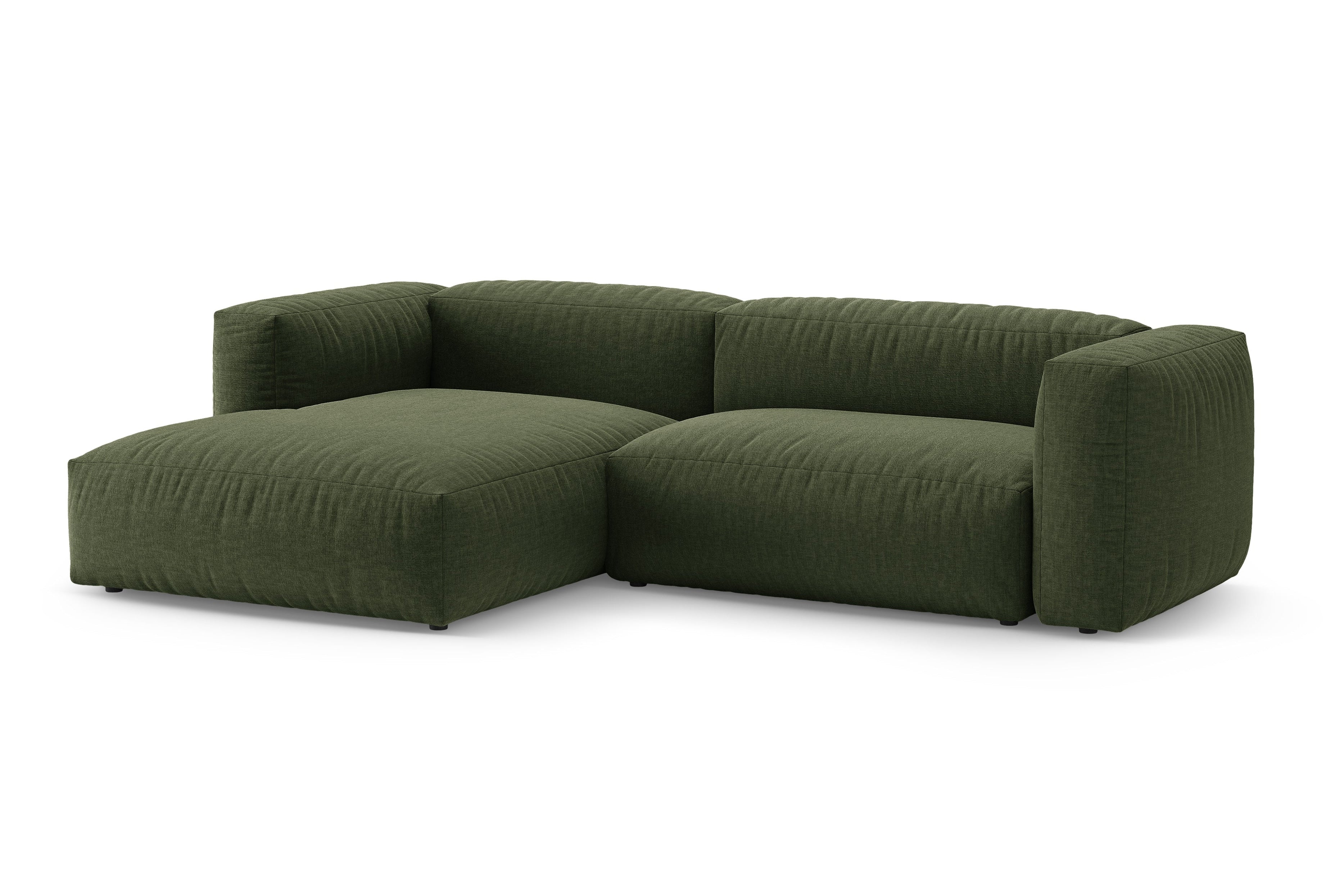 Linksseitige Schlafcouch MARTINA grün [Ewelina]