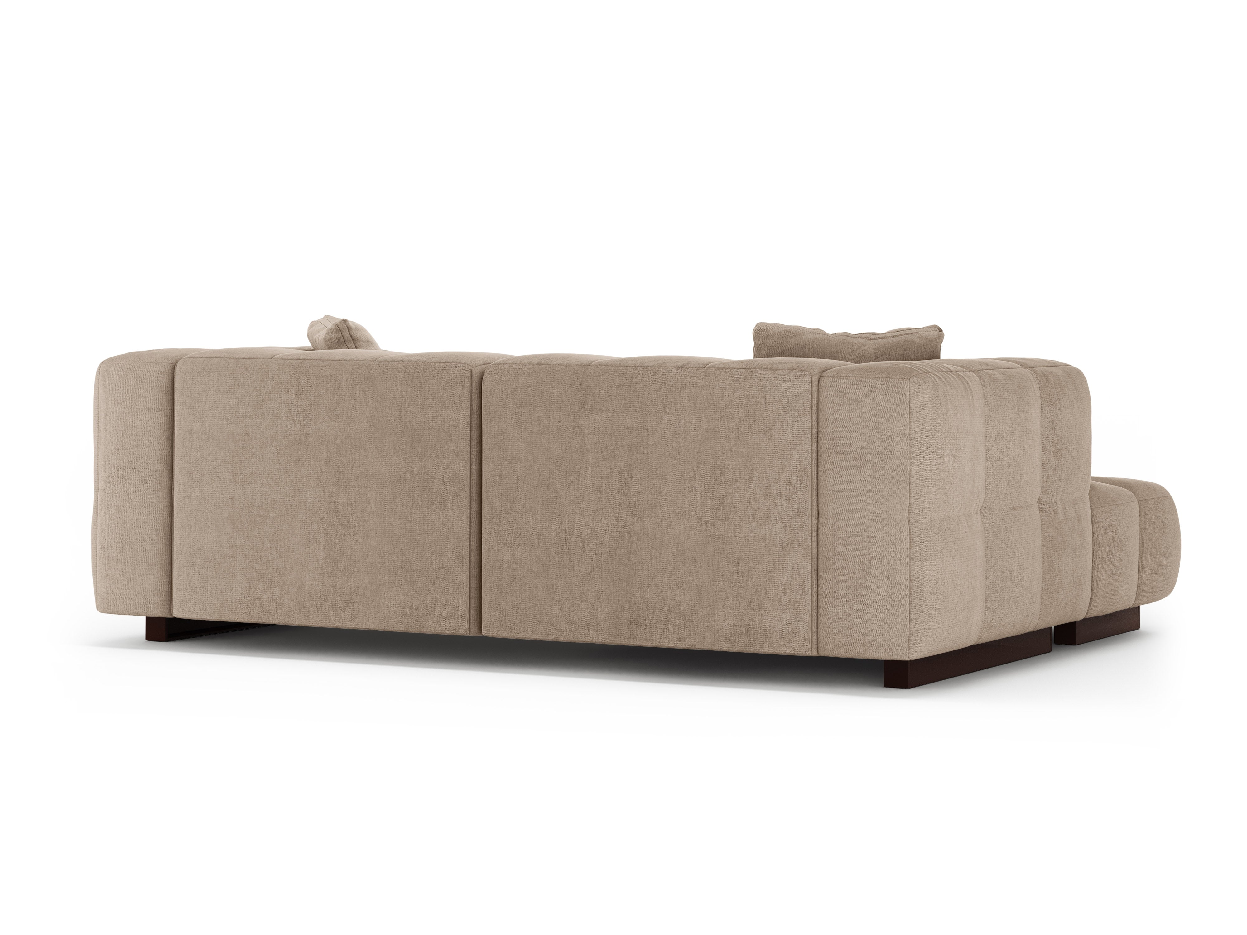 Left-sided corner sofa bed PUMA sand