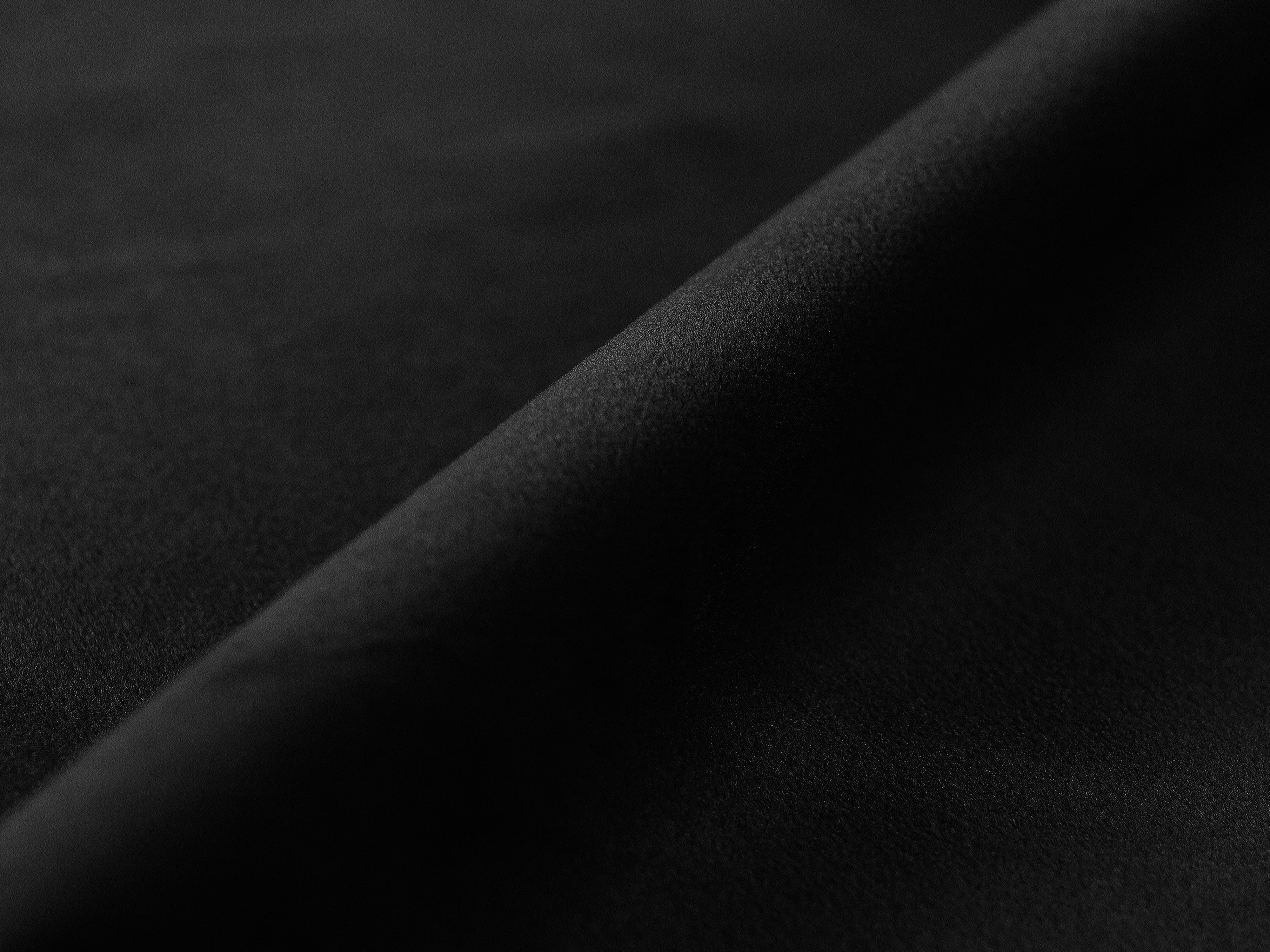 Samt-Ecksofa linksseitig 3-sitzig mit Schlaffunktion VICTOR schwarz