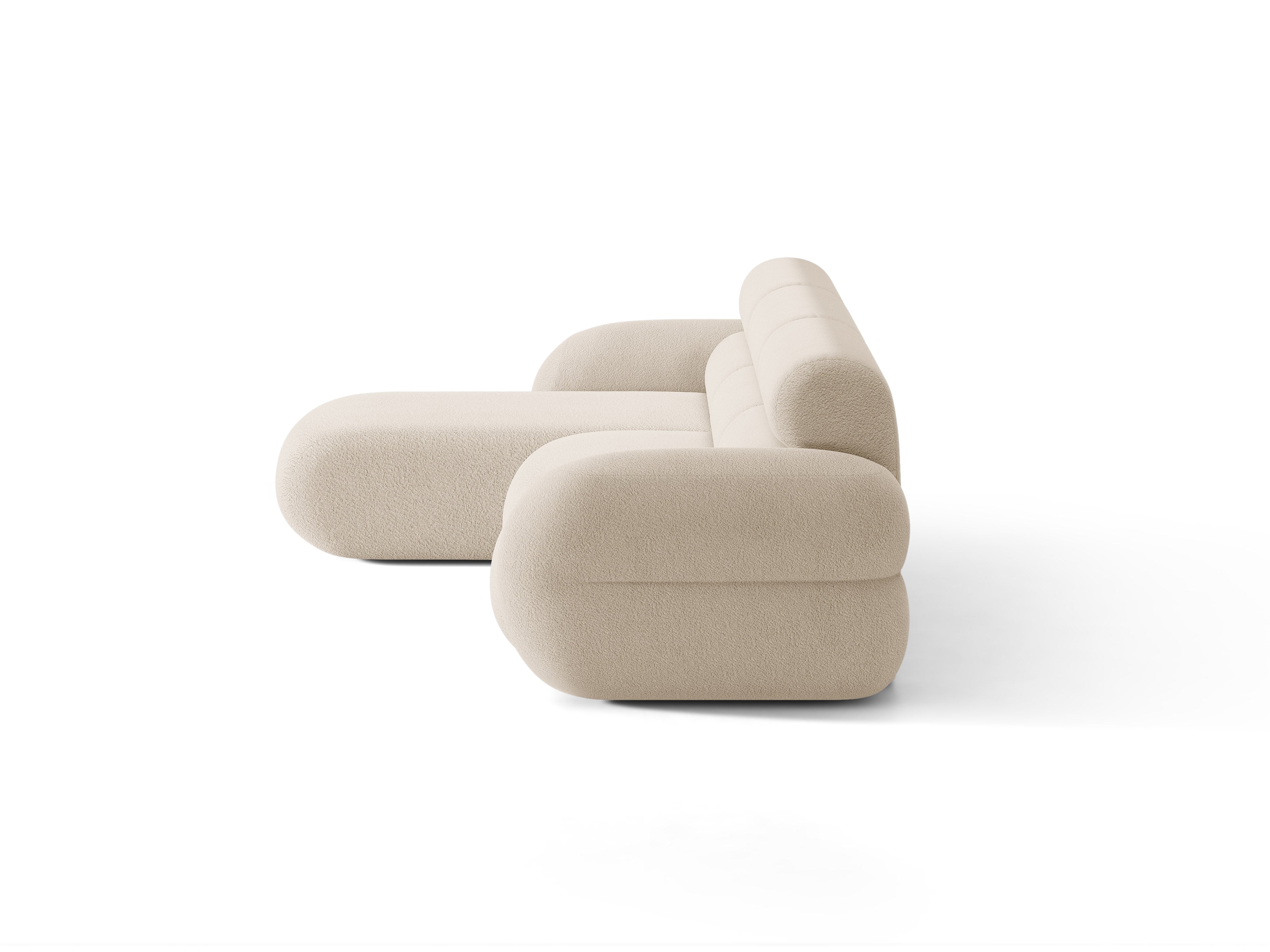 Linker NEO Ecksofa in beigem Boucle