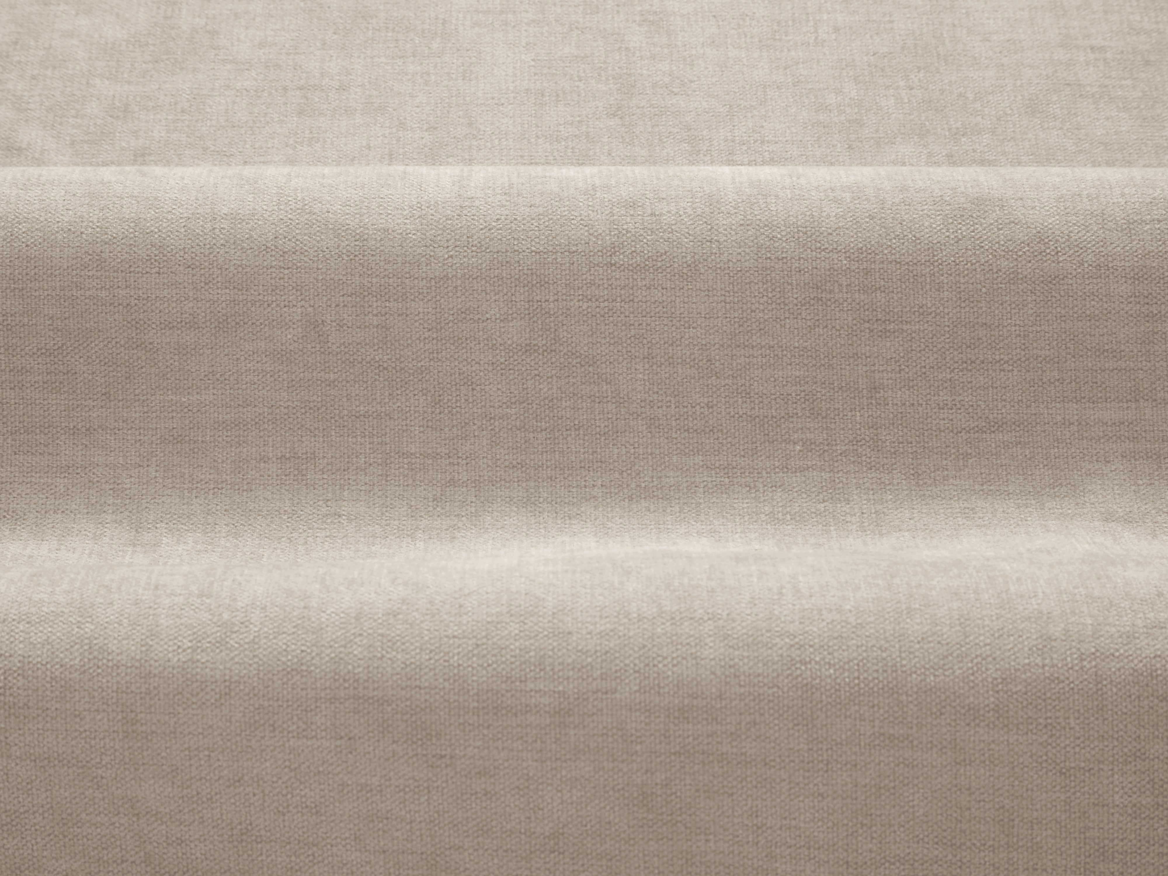 Right-sided corner sofa ADA light beige chenille