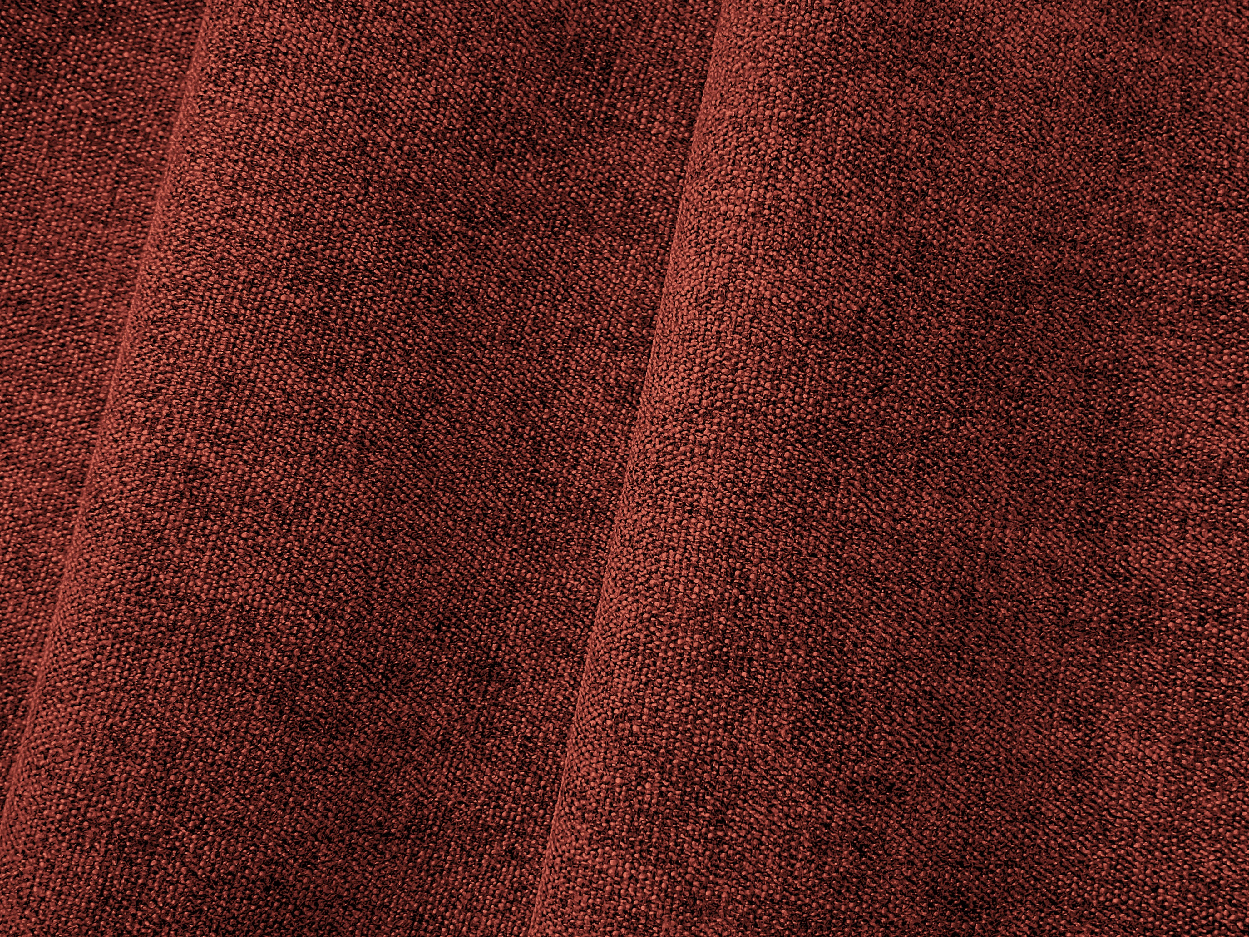 Modulares 3-Sitzer-Ecksofa links BLOOM rot Chenille