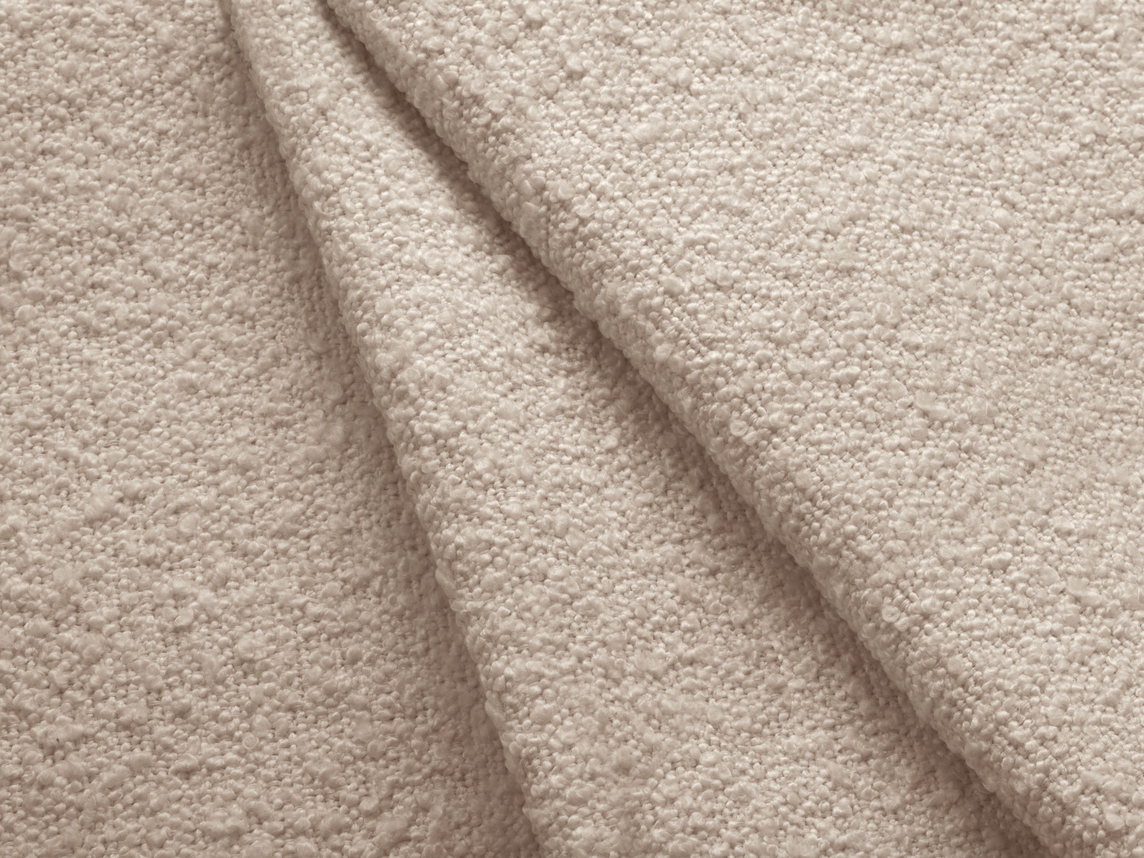 Right-facing 2-seater sofa KATE beige boucle