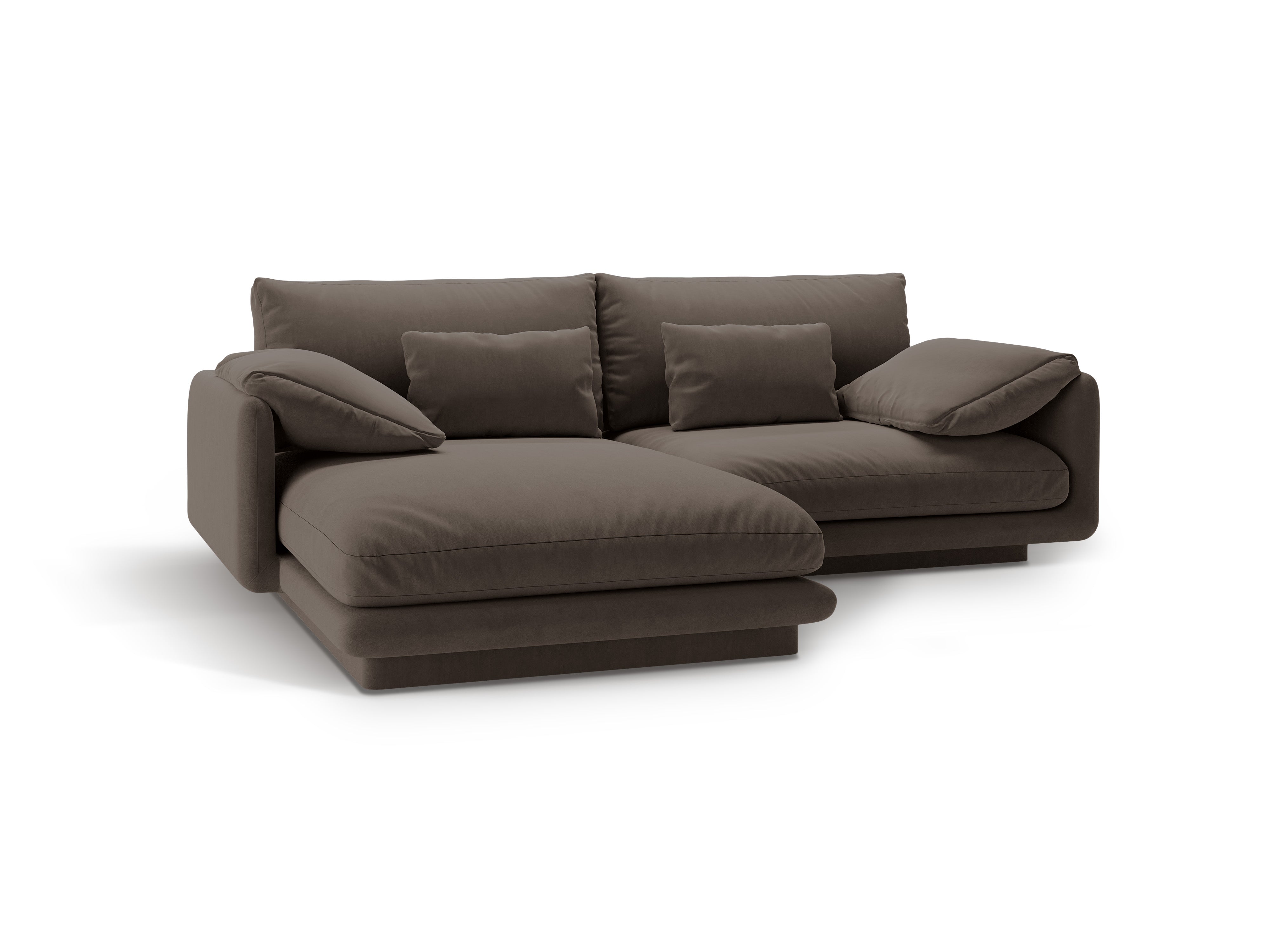 Velvet 3-person left-handed Torino Heban bronze corner