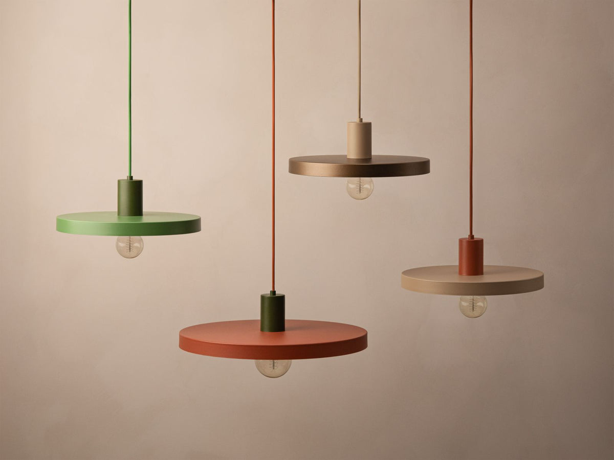 Lampa wisząca ORI piaskowy i brązowy – ujęcie 7