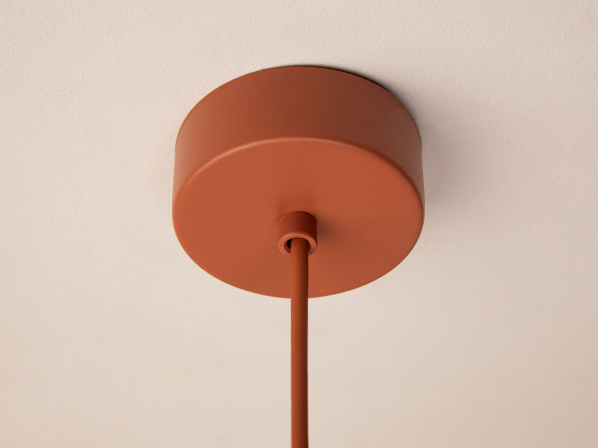Lampa wisząca ORI ceglasty i piaskowy – ujęcie 6