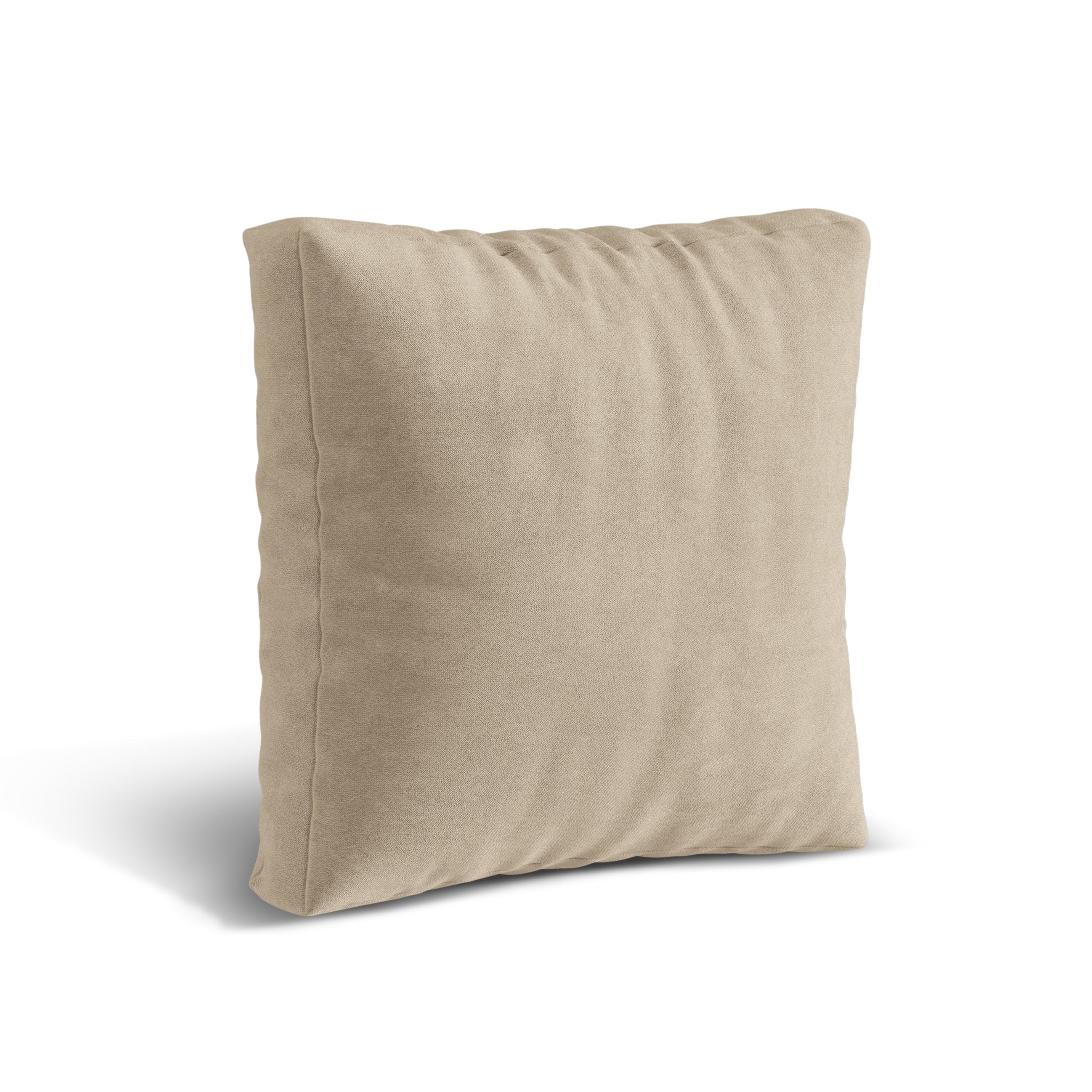 Velvet pillow Martin light beige