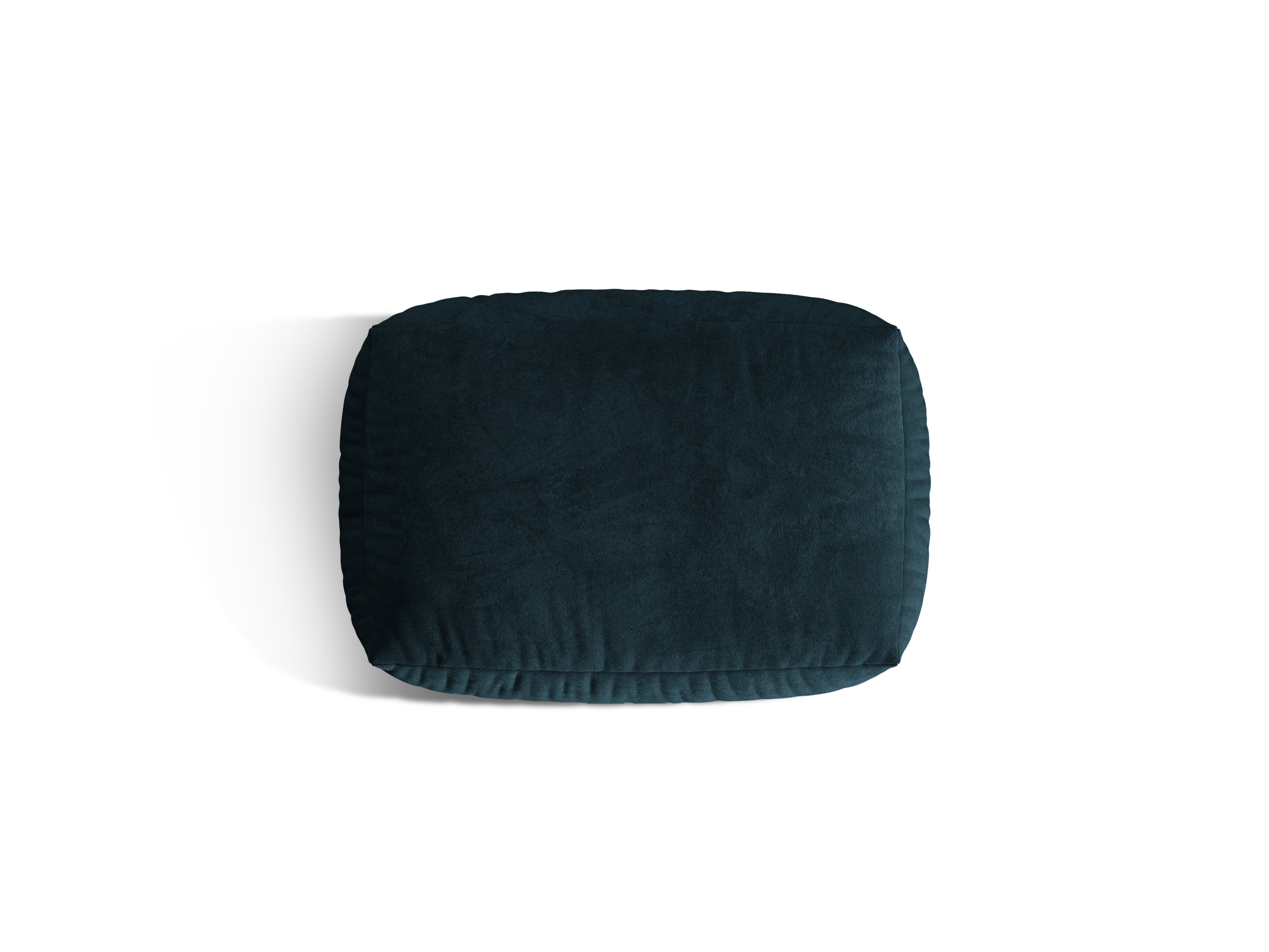 Martina velvet pouf navy blue Petrol