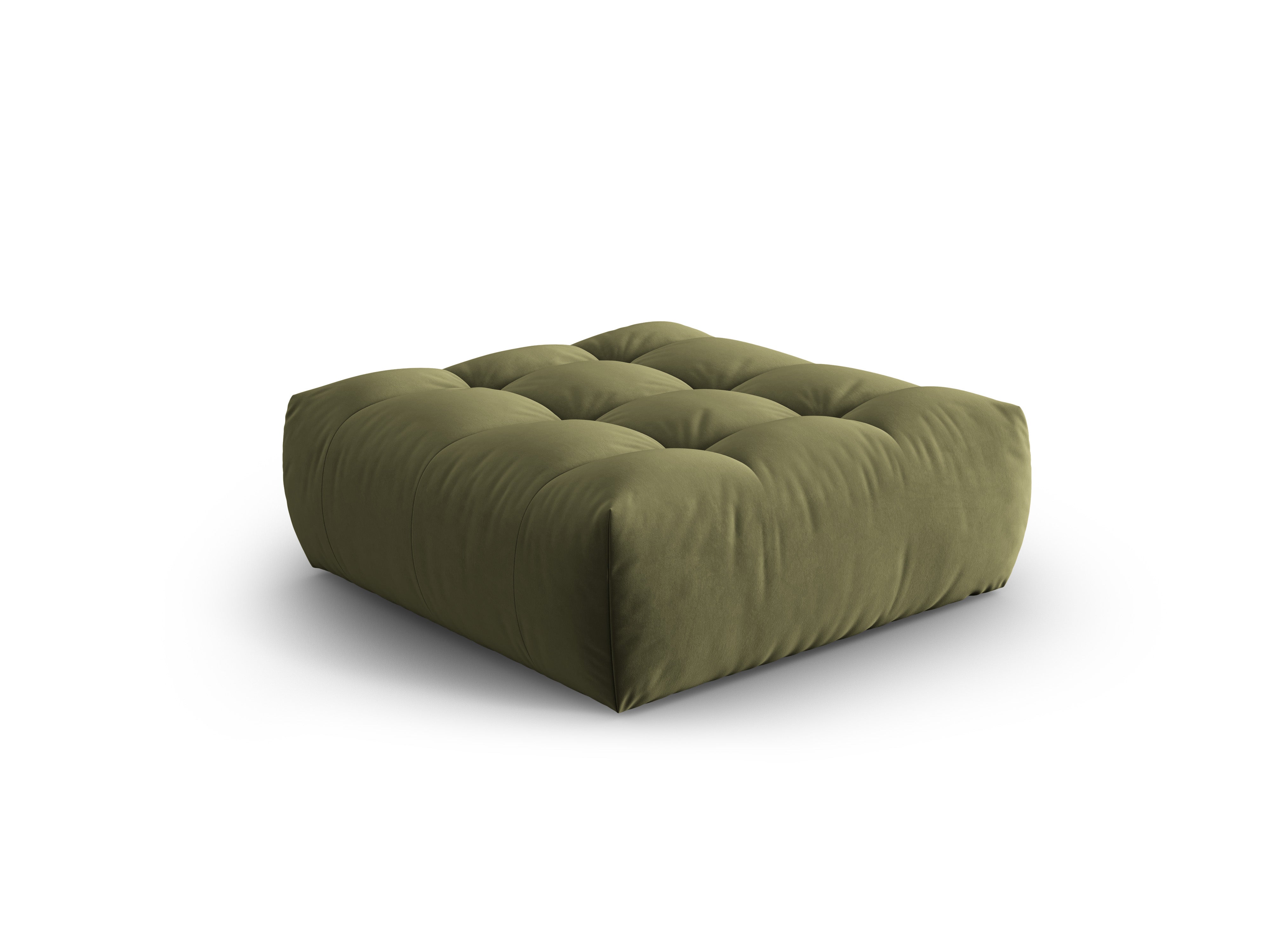 Velvet Pouf BLOOM Green