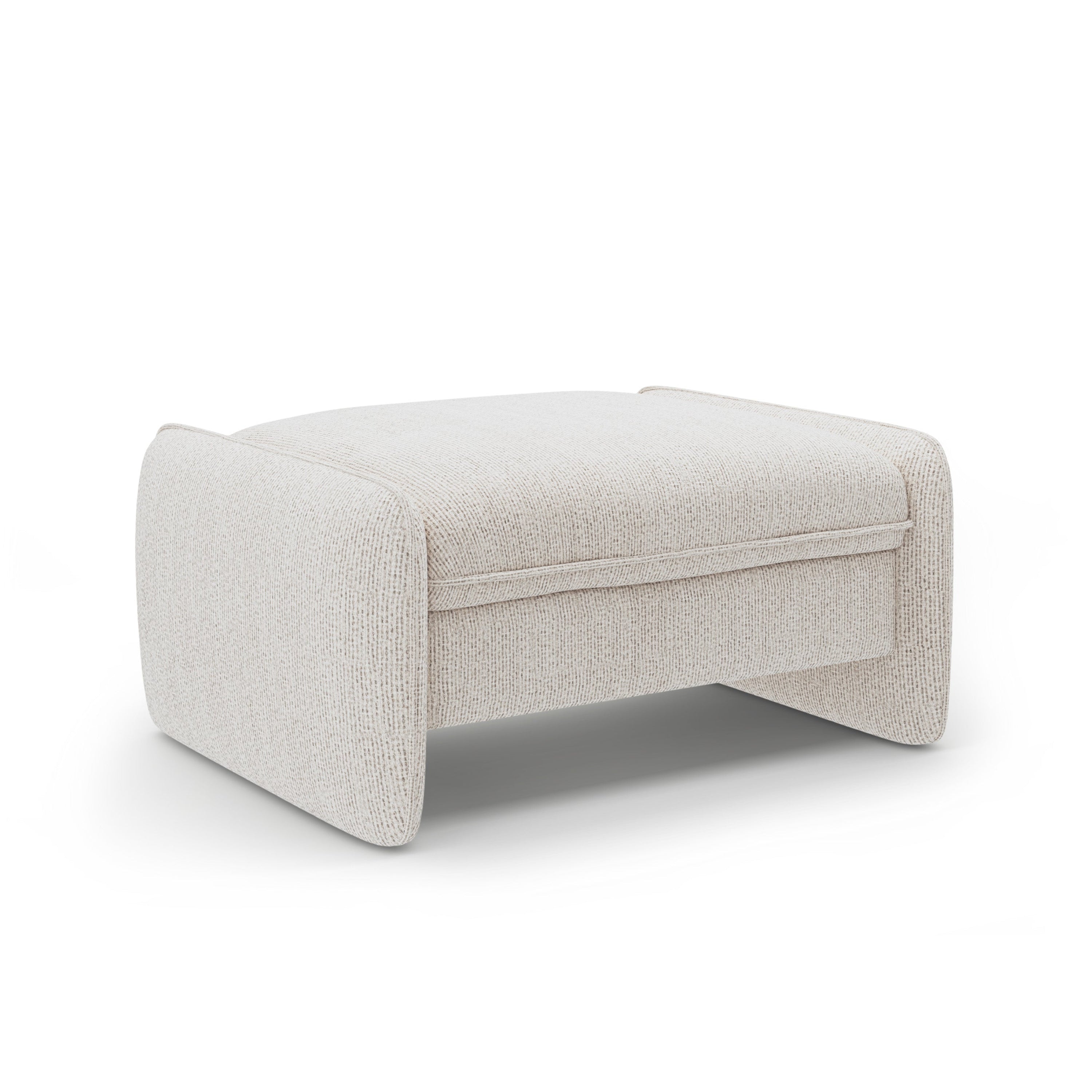 Puff GEORGIA beige Chenille