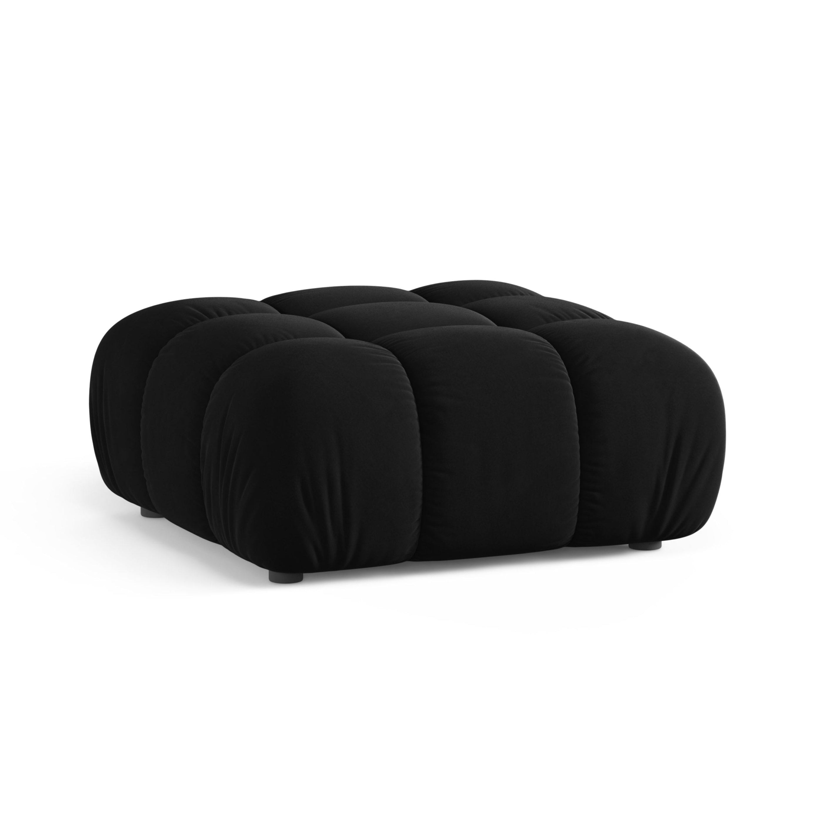 Puff / Samtmodul BELLIS schwarz