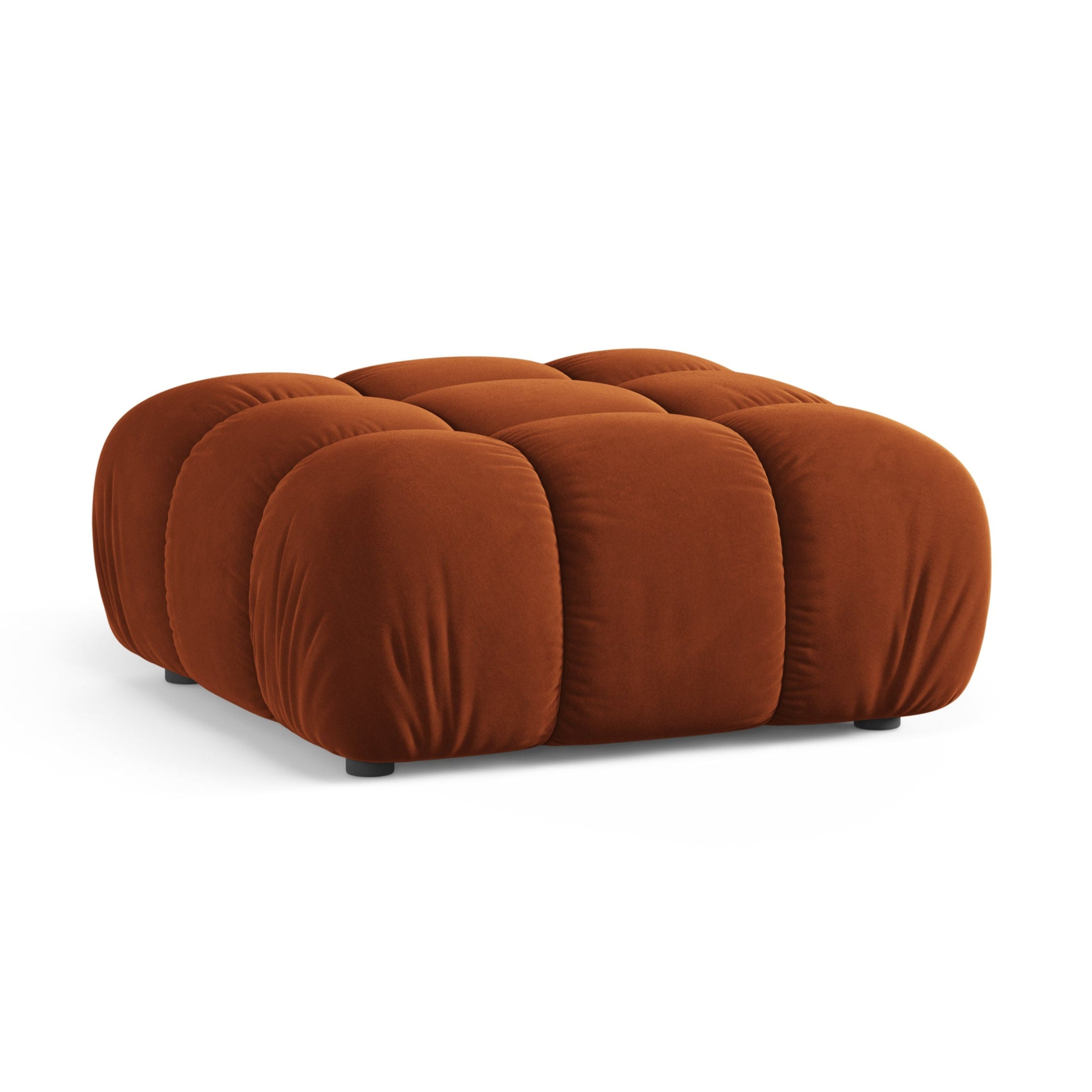Puff / Samtmodul BELLIS Ziegelrot