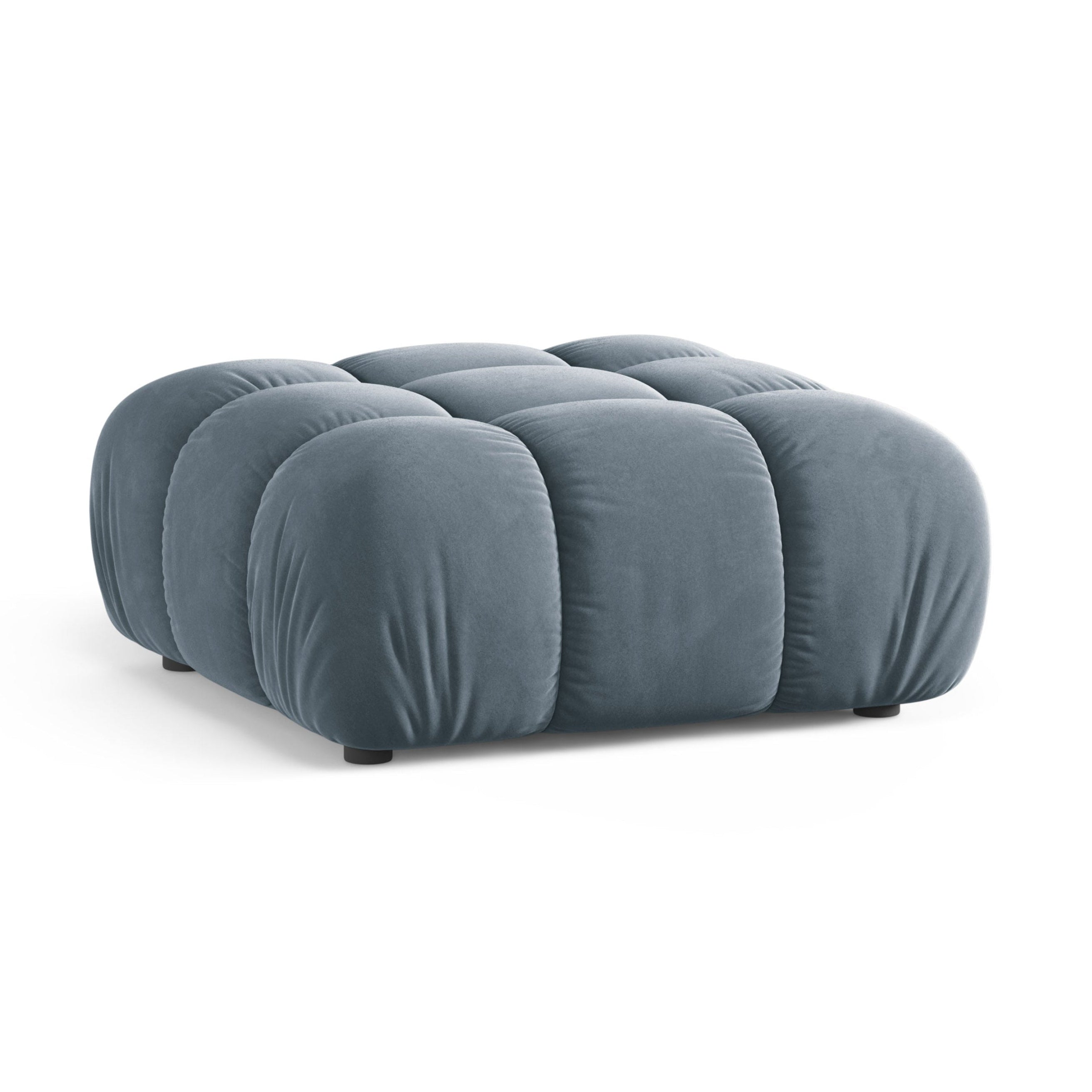 Puff / Samtmodul BELLIS blau