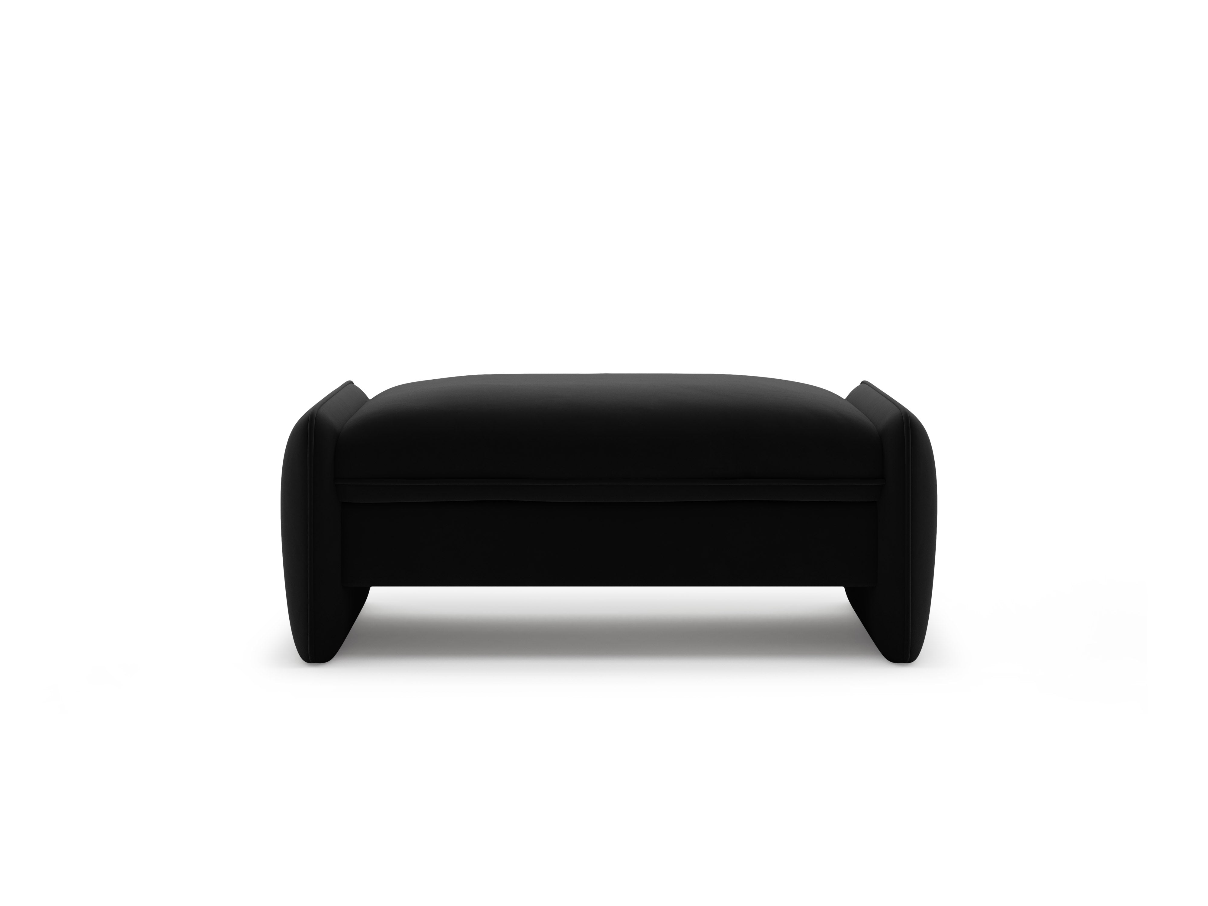 Samtpouf GEORGIA schwarz