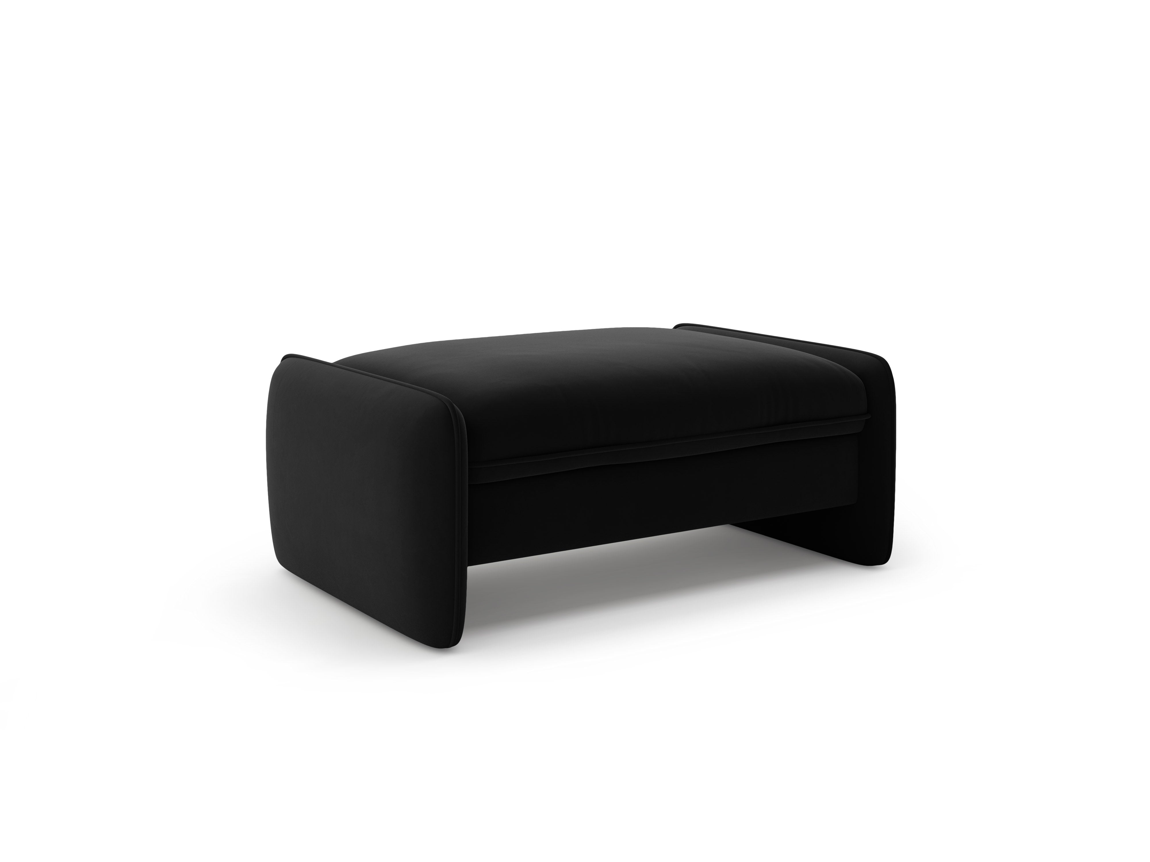 Samtpouf GEORGIA schwarz