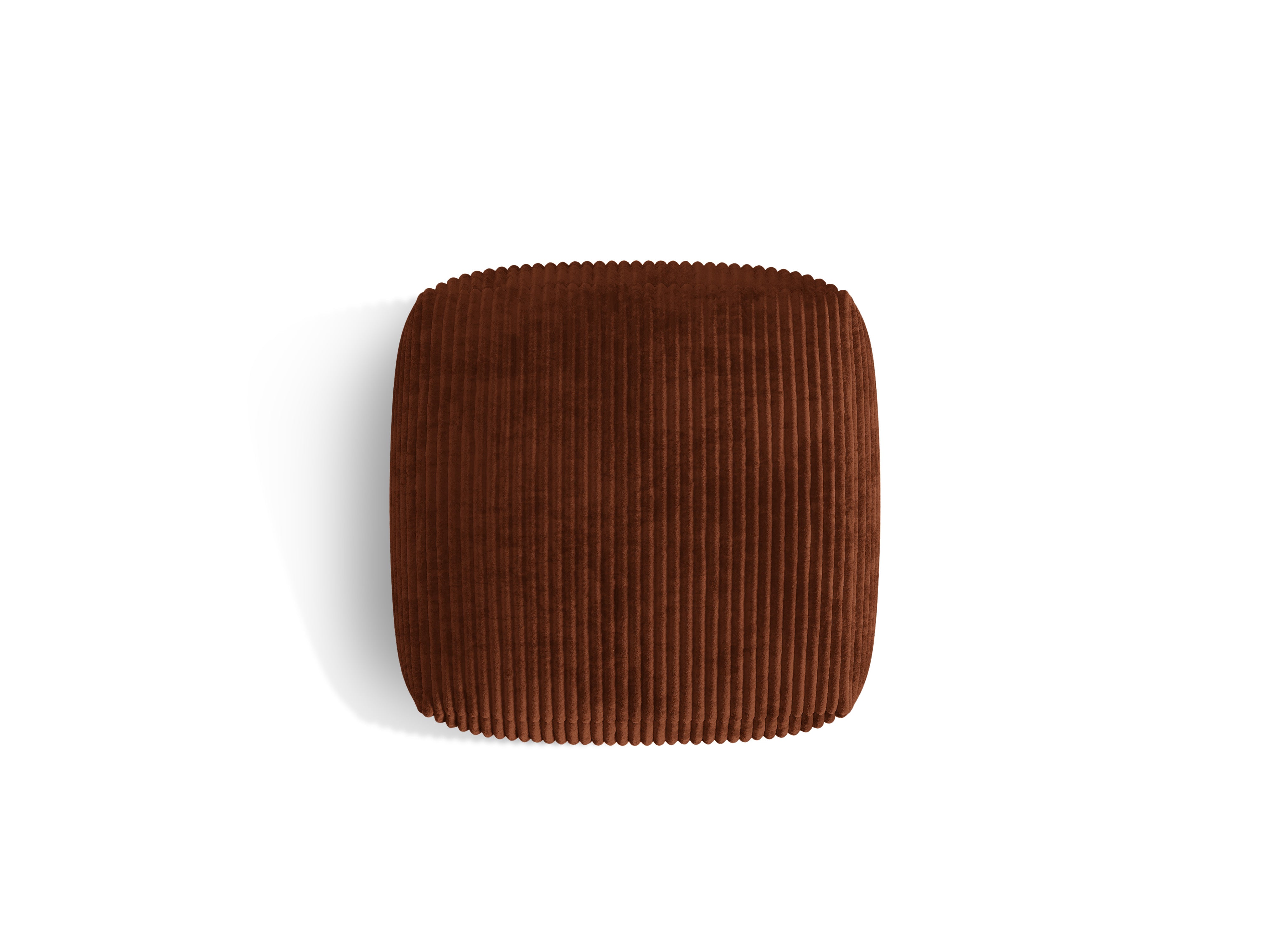Pouf martin brick corduroy